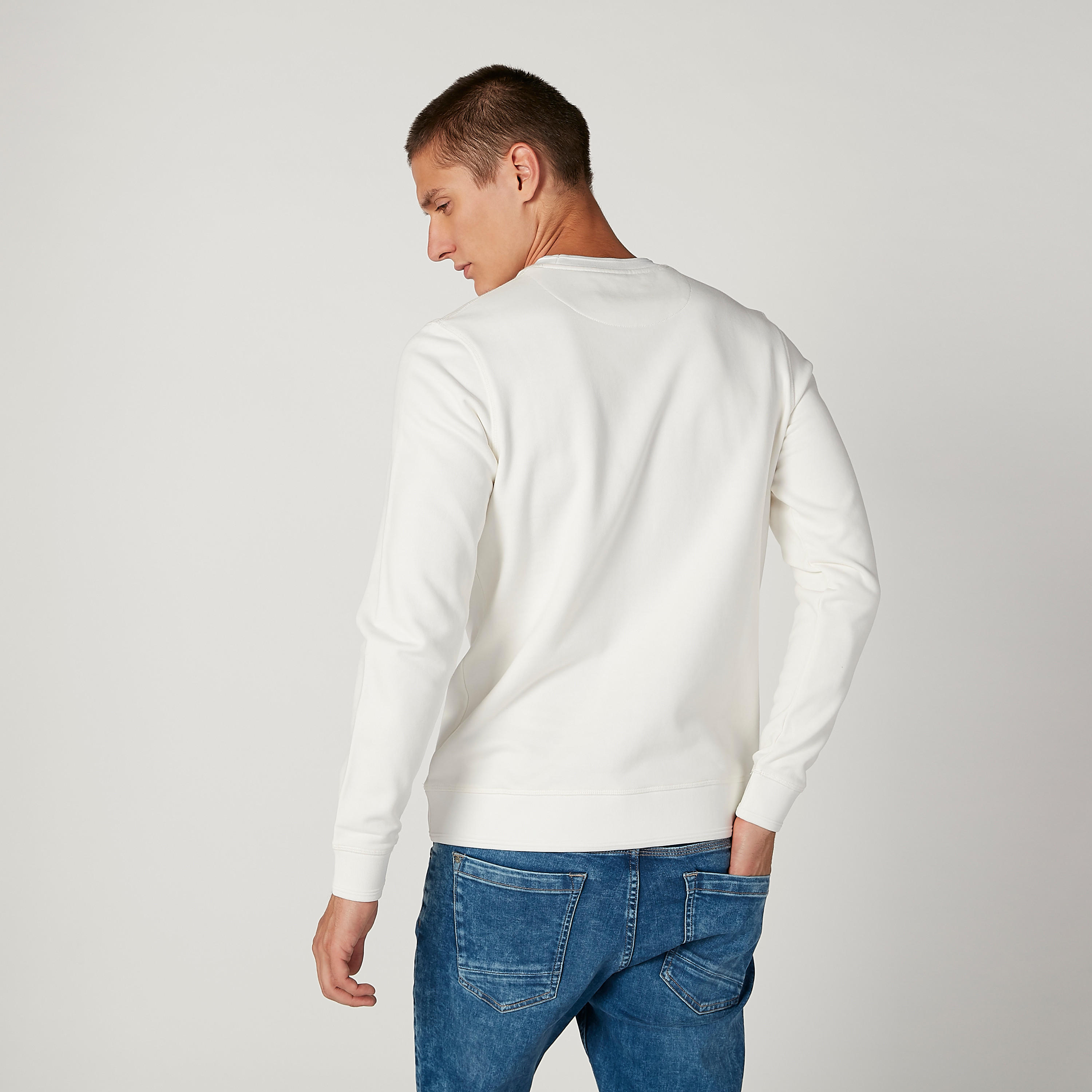Sustainable Embossed Detail Sweatshirt with Long Sleeves-men-winterwear-hoodiesandsweatshirts-image-4