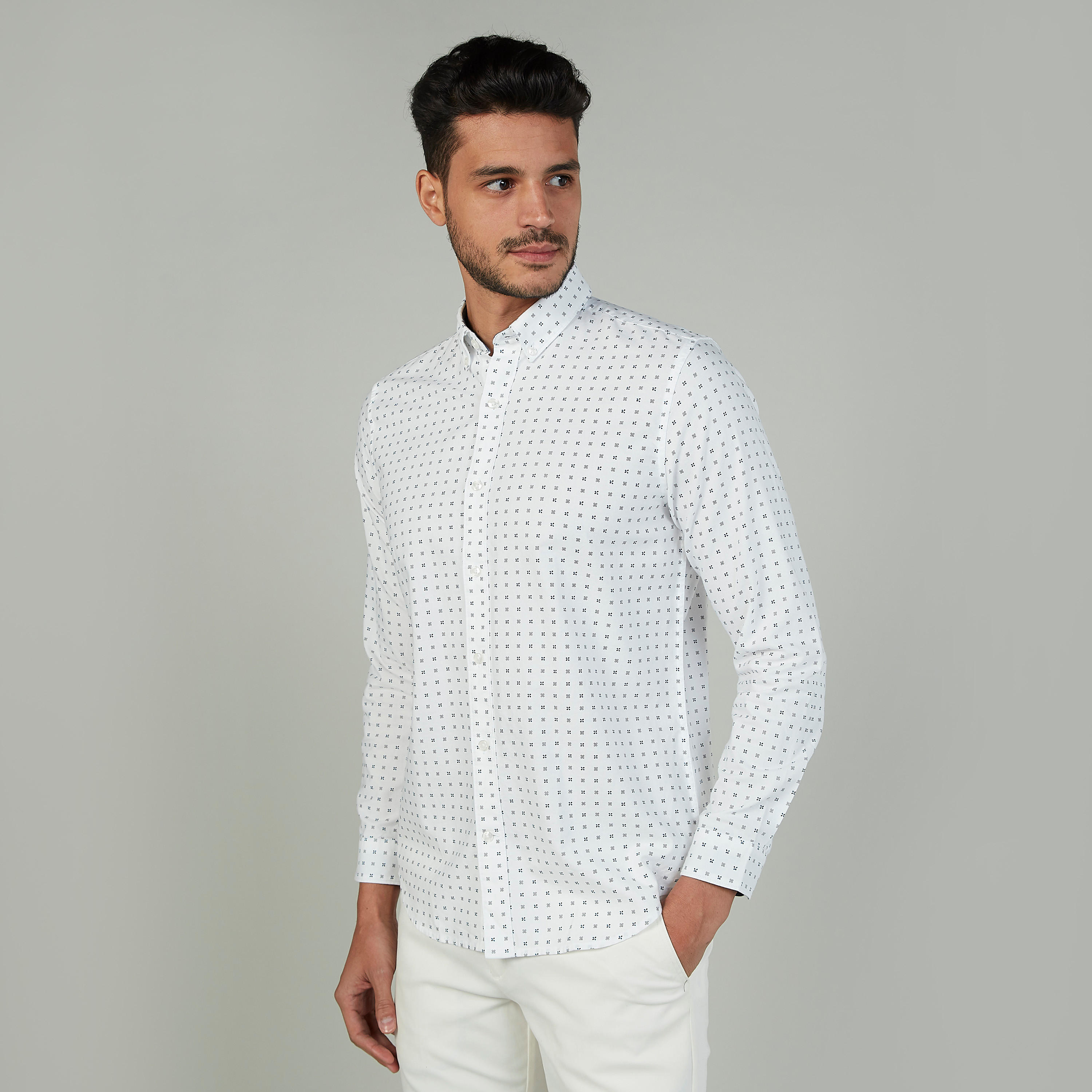 قميص بياقة عاديّة وأكمام طويلة وطبعات-men-clothing-shirts-image-5