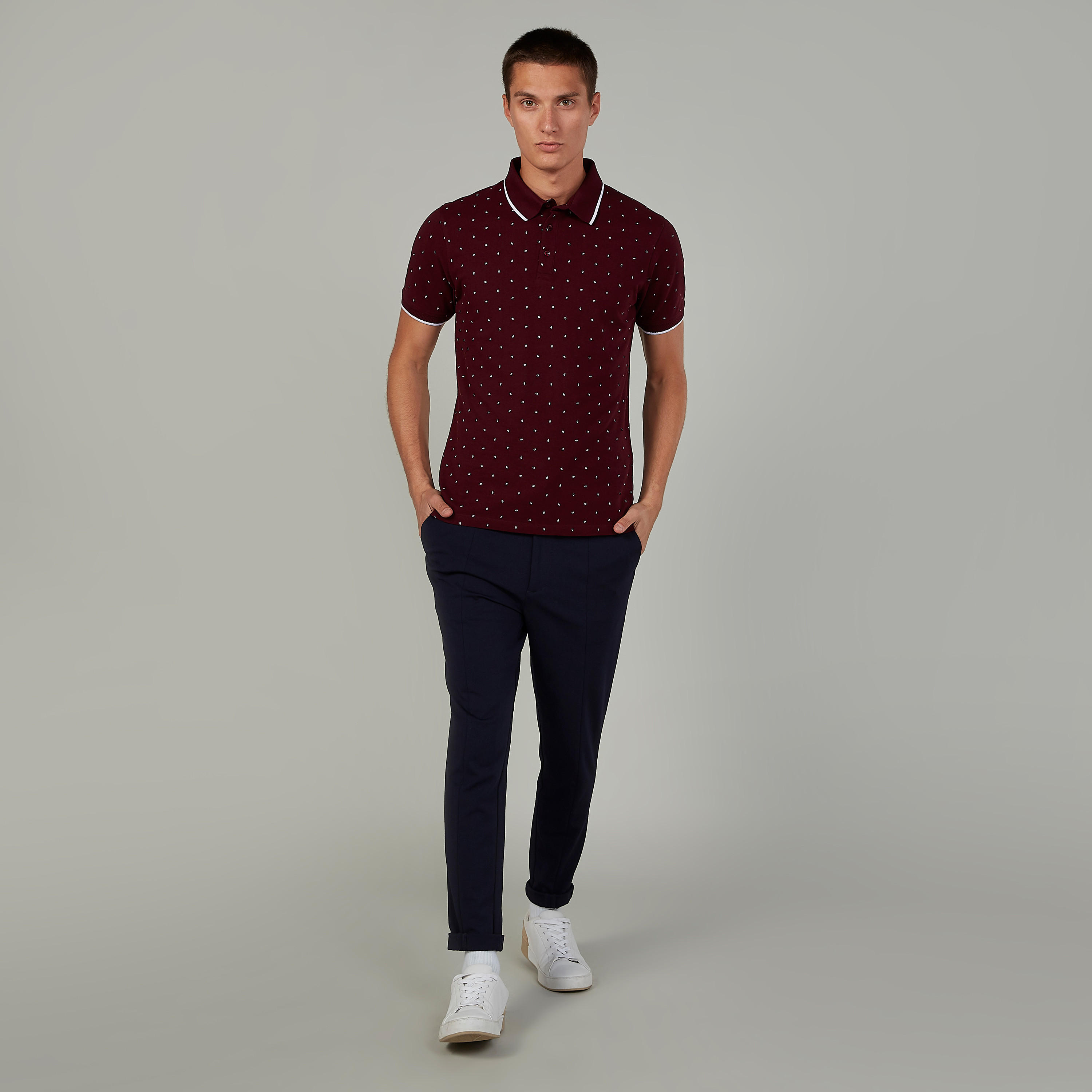تيشيرت بياقة بولو وأكمام قصيرة وطبعات-men-clothing-tshirtsandpolos-polos-image-4