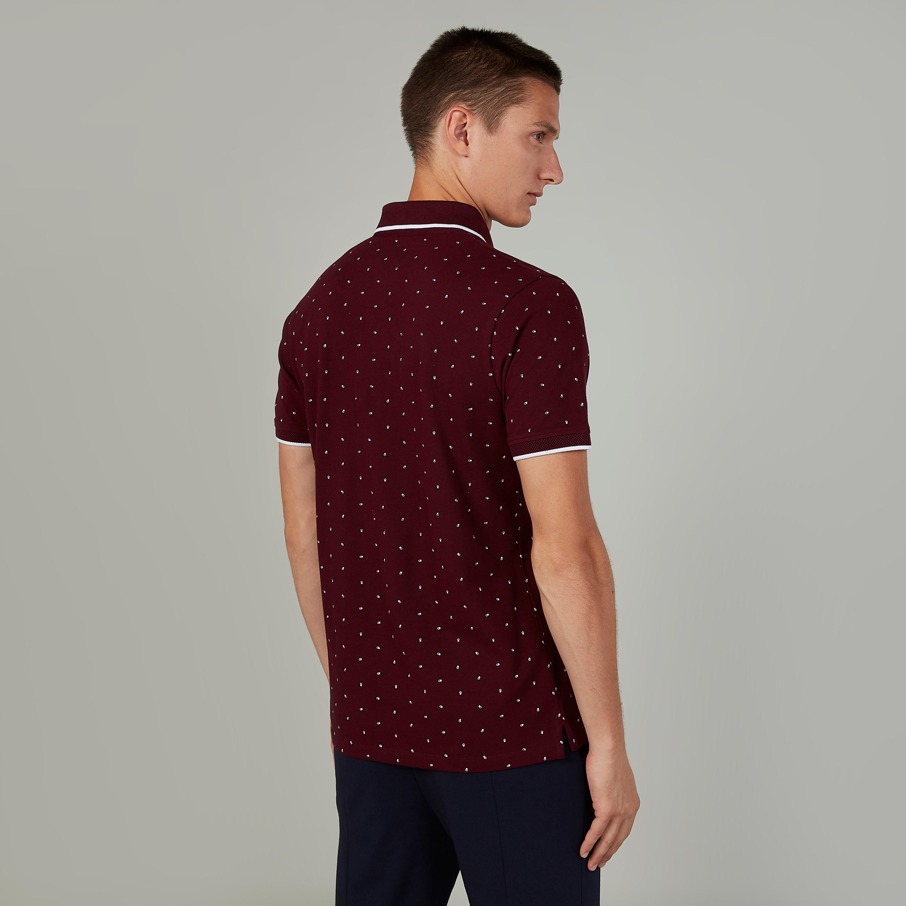 تيشيرت بياقة بولو وأكمام قصيرة وطبعات-men-clothing-tshirtsandpolos-polos-image-2