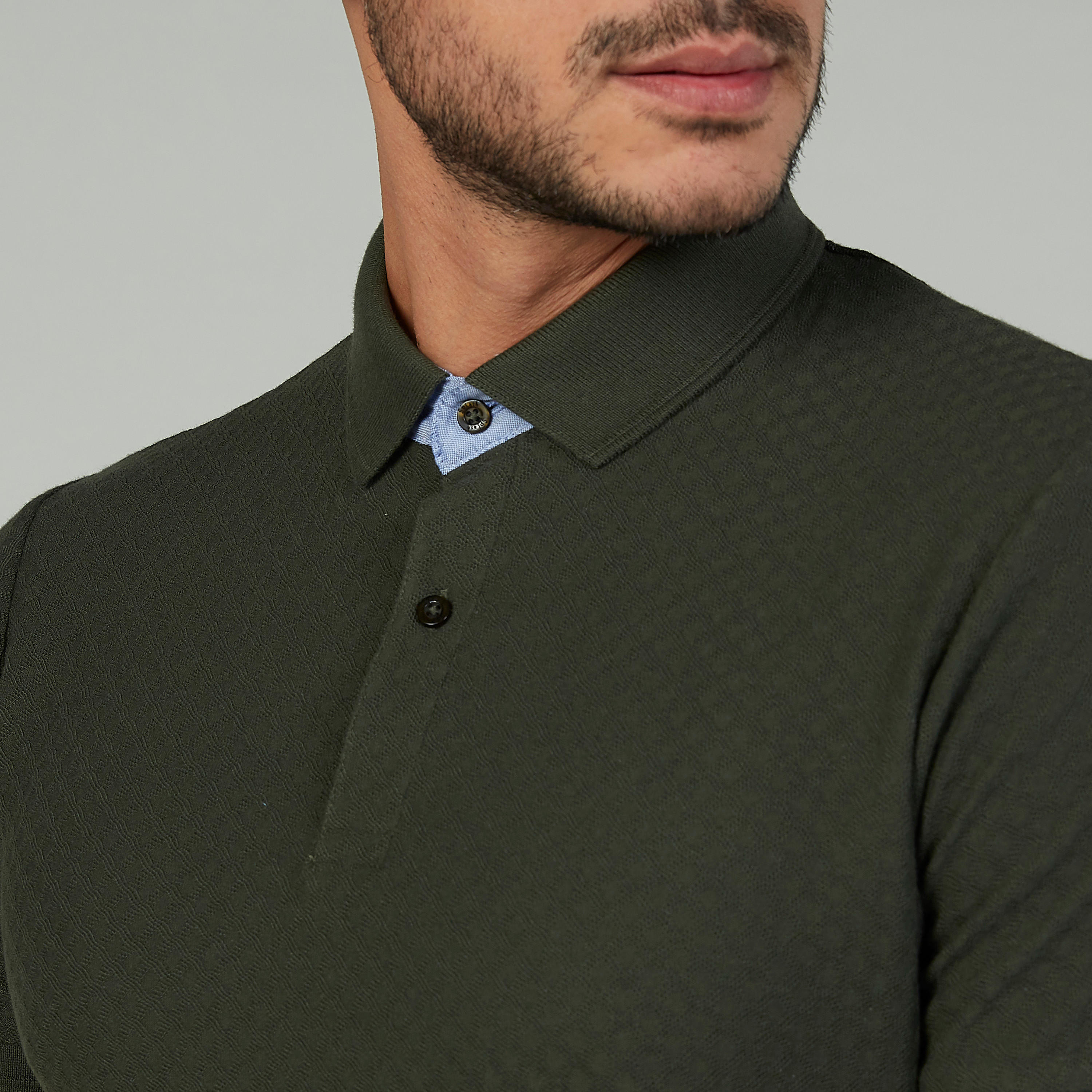 جاكيت مستدام بأكمام طويلة وقبعة وطبعات من لي كوبر-men-clothing-tshirtsandpolos-polos-image-3