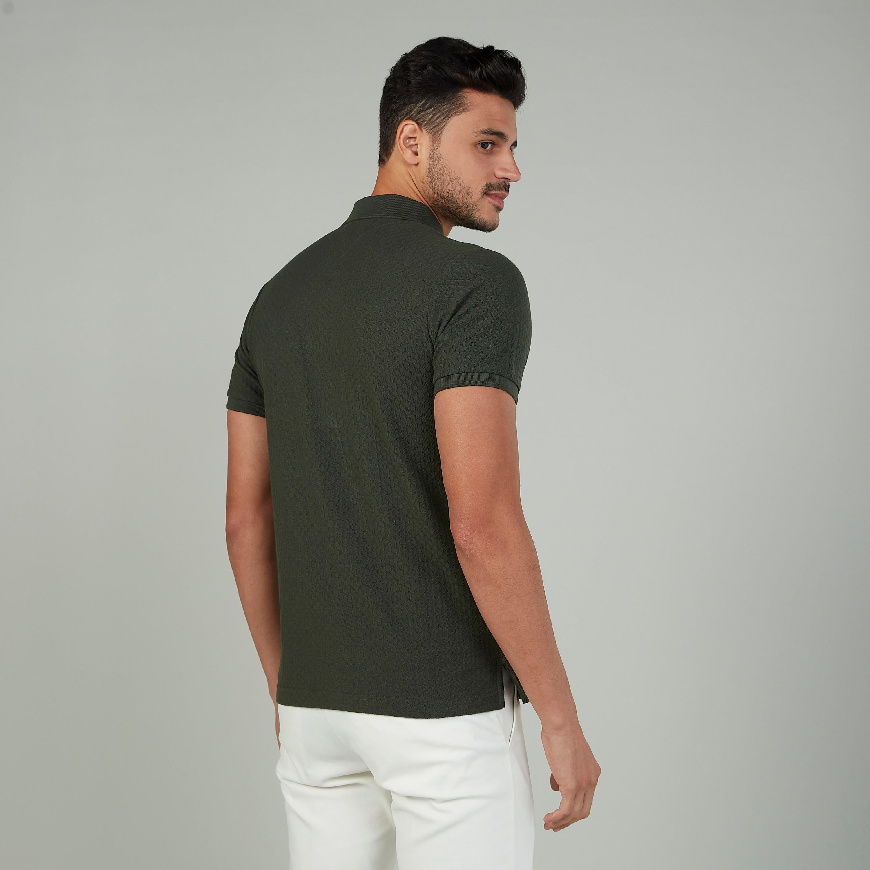 جاكيت مستدام بأكمام طويلة وقبعة وطبعات من لي كوبر-men-clothing-tshirtsandpolos-polos-image-4