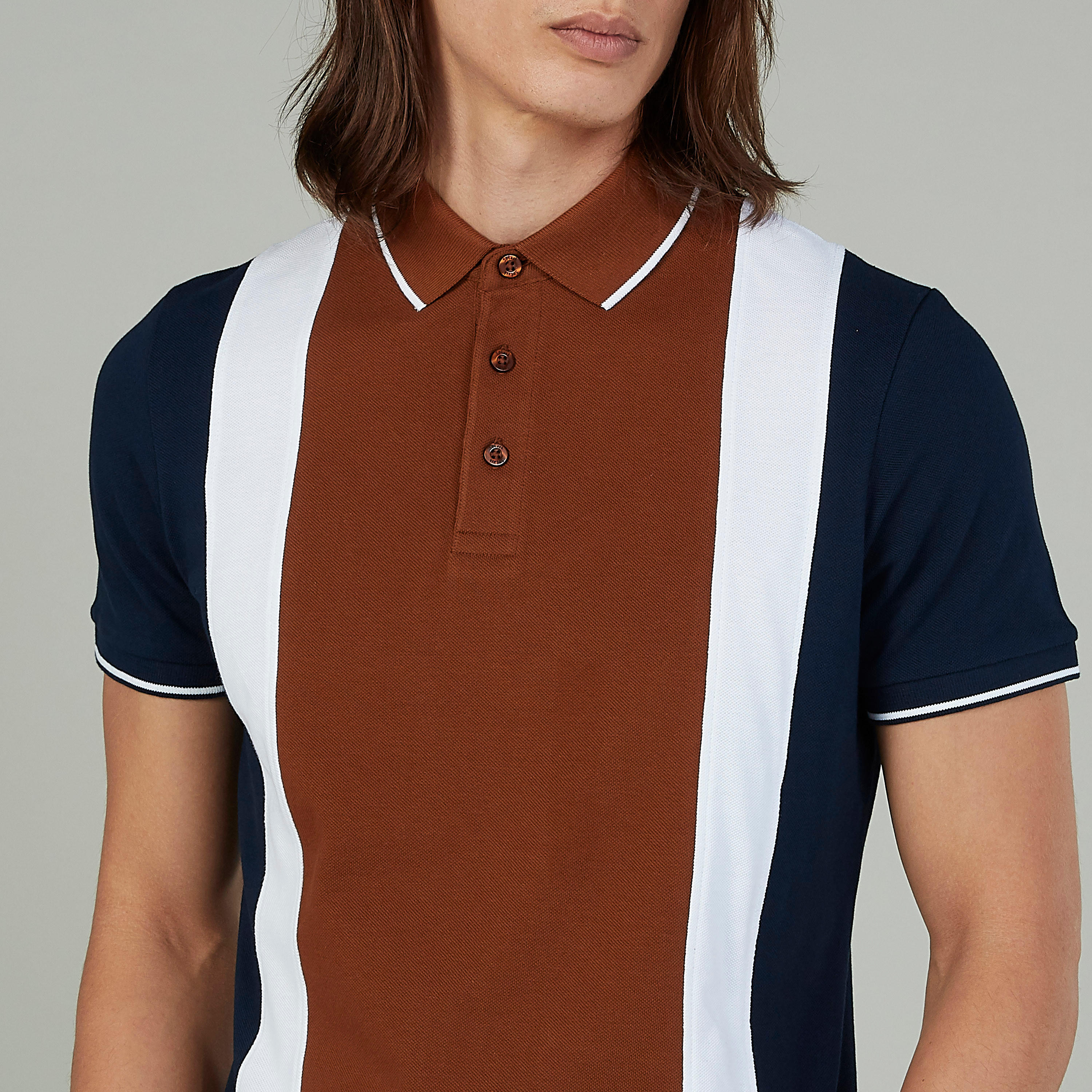 تيشيرت مستدام بولو سليم بتصاميم مغايرة -men-clothing-tshirtsandpolos-polos-image-3