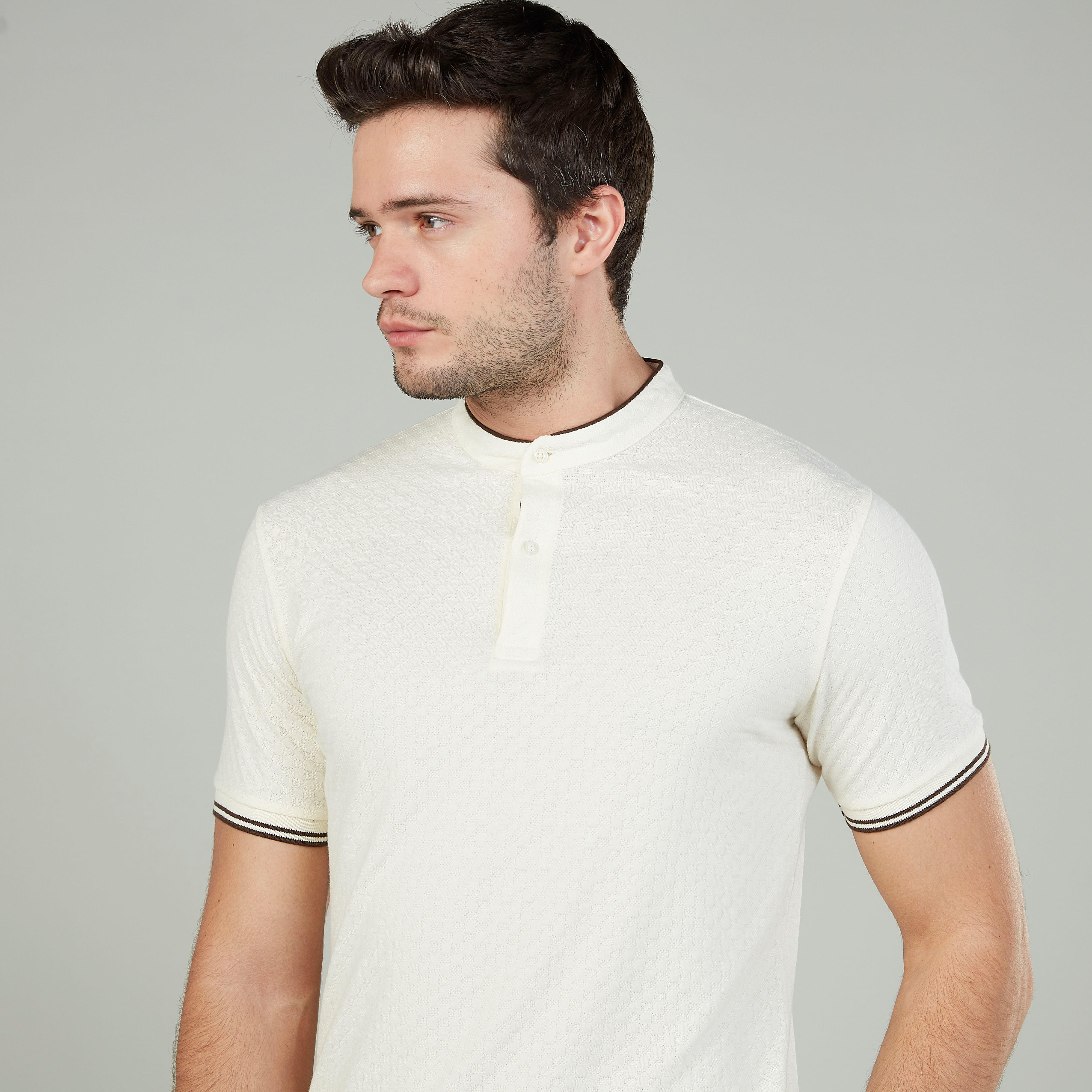 Sustainable Slim Fit Plain T-shirt with Mandarin Collar-men-clothing-tshirtsandpolos-polos-image-3