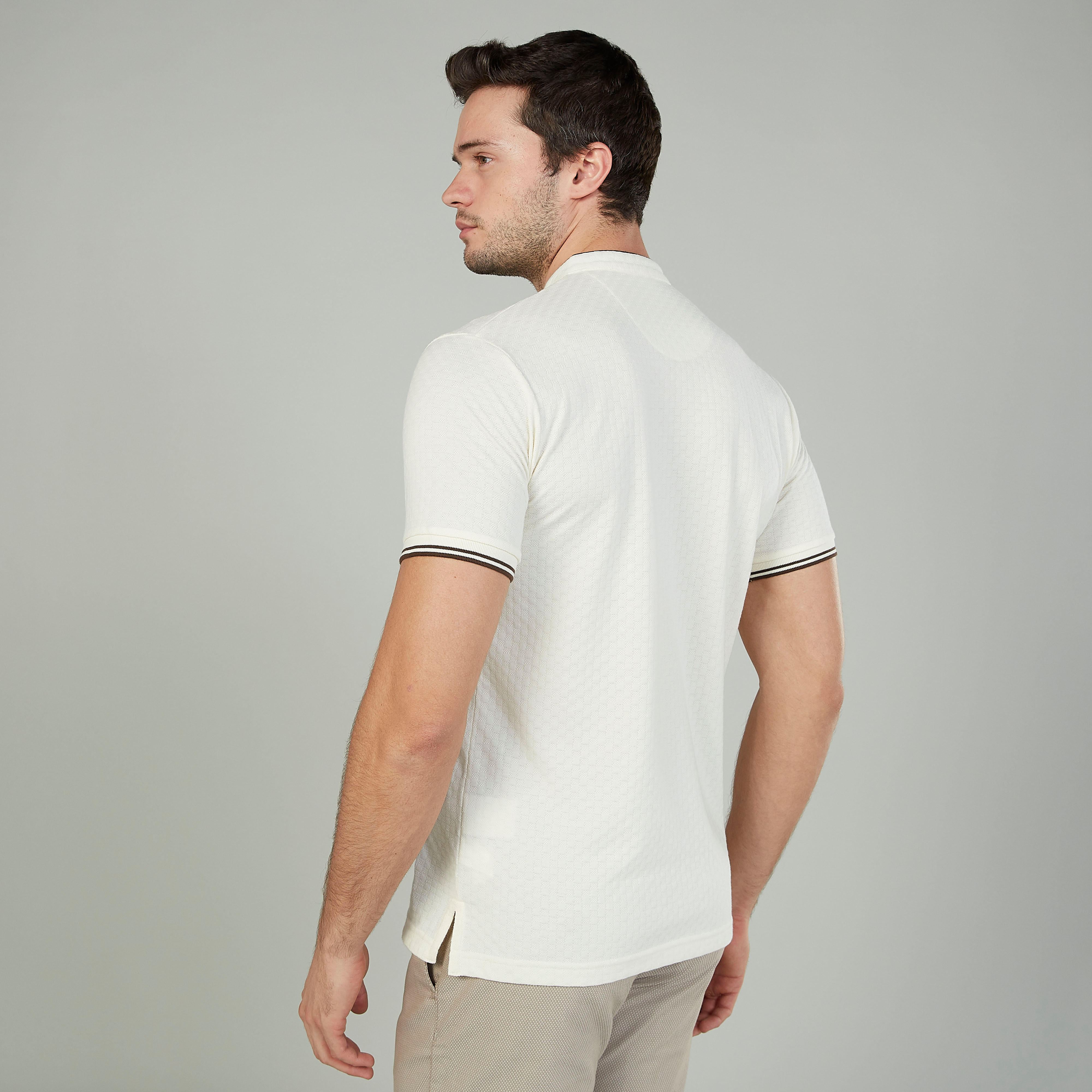 Sustainable Slim Fit Plain T-shirt with Mandarin Collar-men-clothing-tshirtsandpolos-polos-image-4