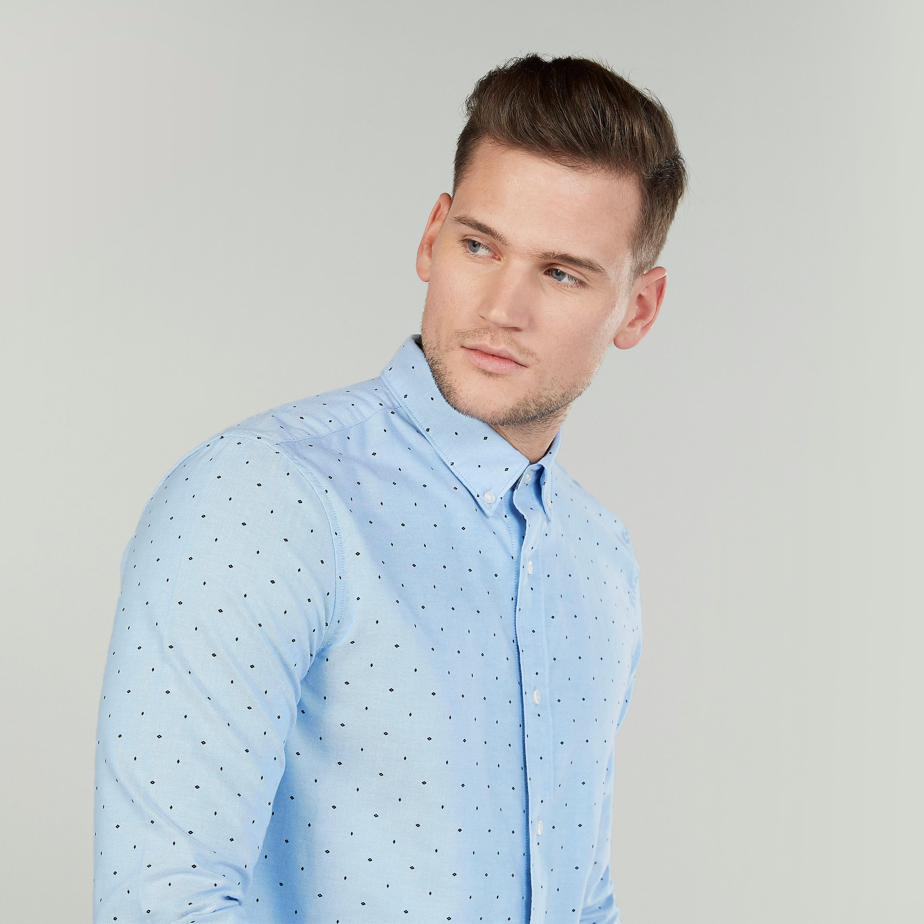 All Over Print Shirt with Button Down Collar and Long Sleeves-men-clothing-shirts-image-3