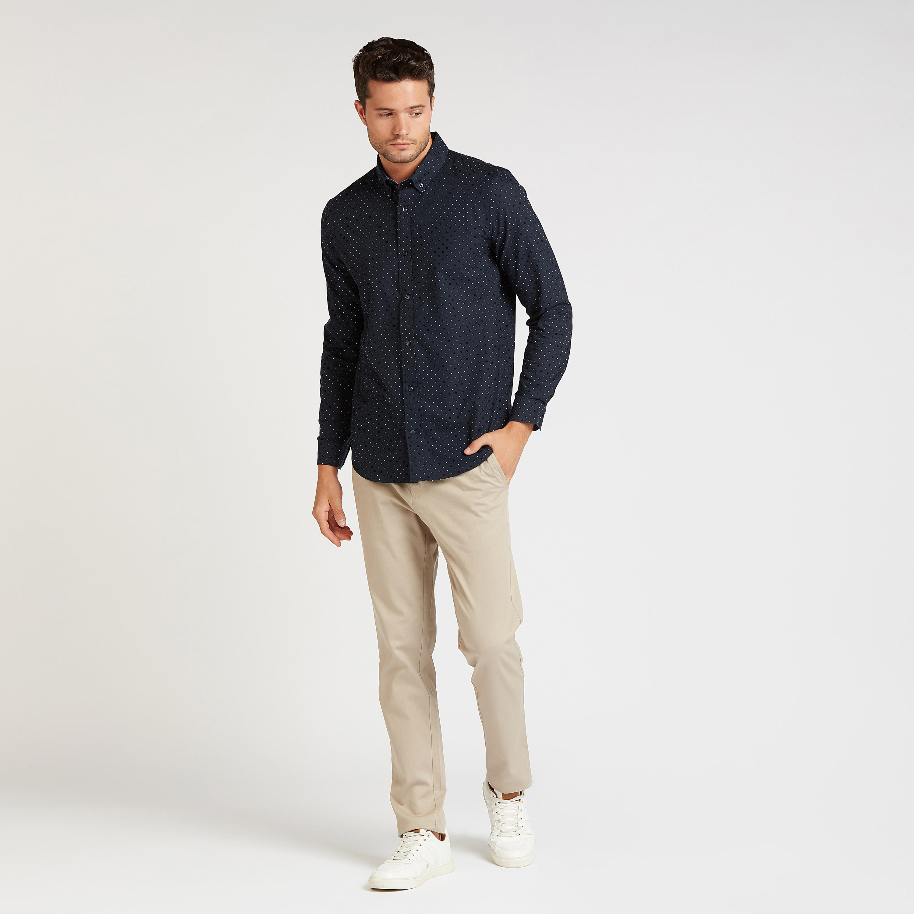All Over Print Shirt with Button Down Collar and Long Sleeves-men-clothing-shirts-image-2