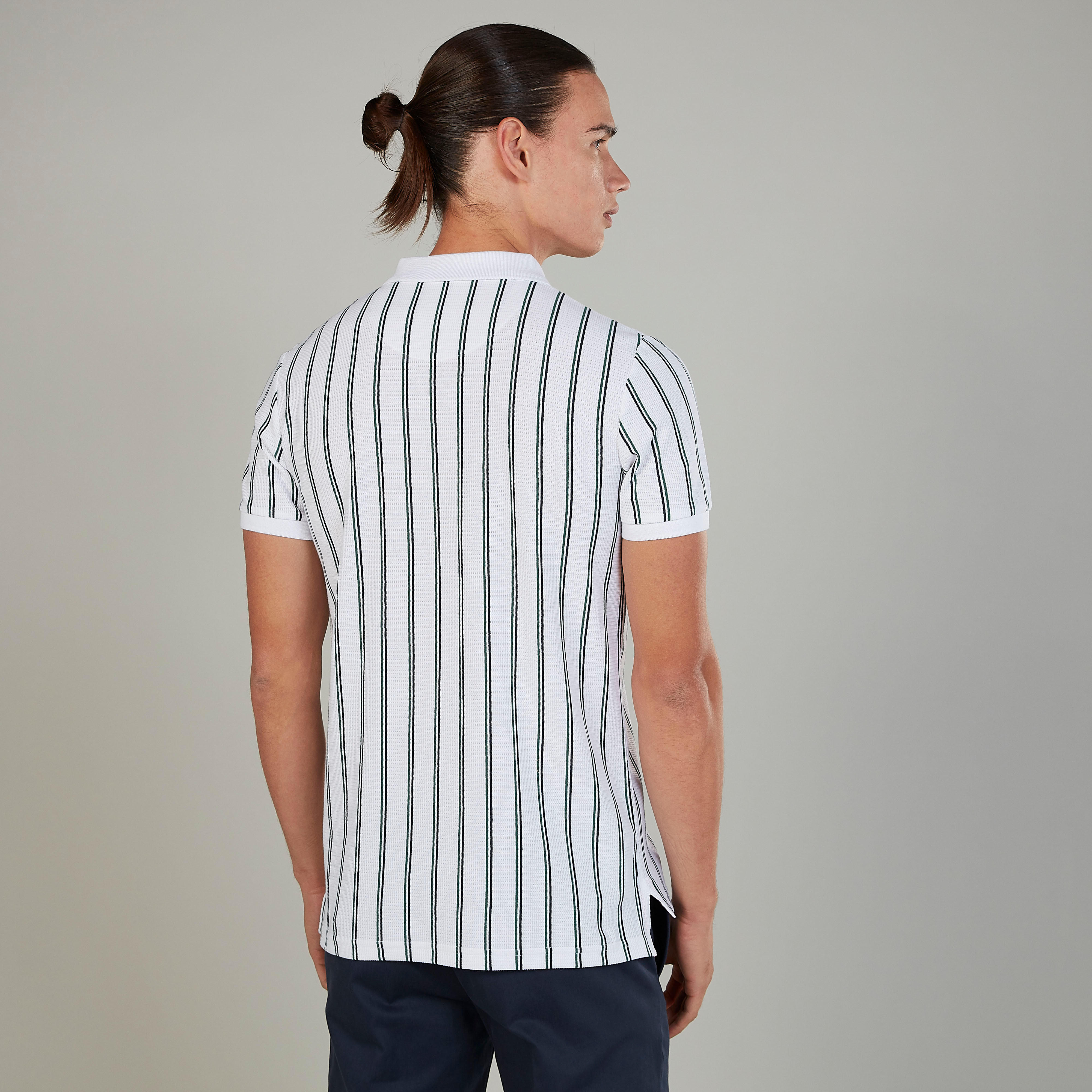 تيشيرت سليم مخطّط بياقة بولو وأكمام قصيرة-men-clothing-tshirtsandpolos-polos-image-4