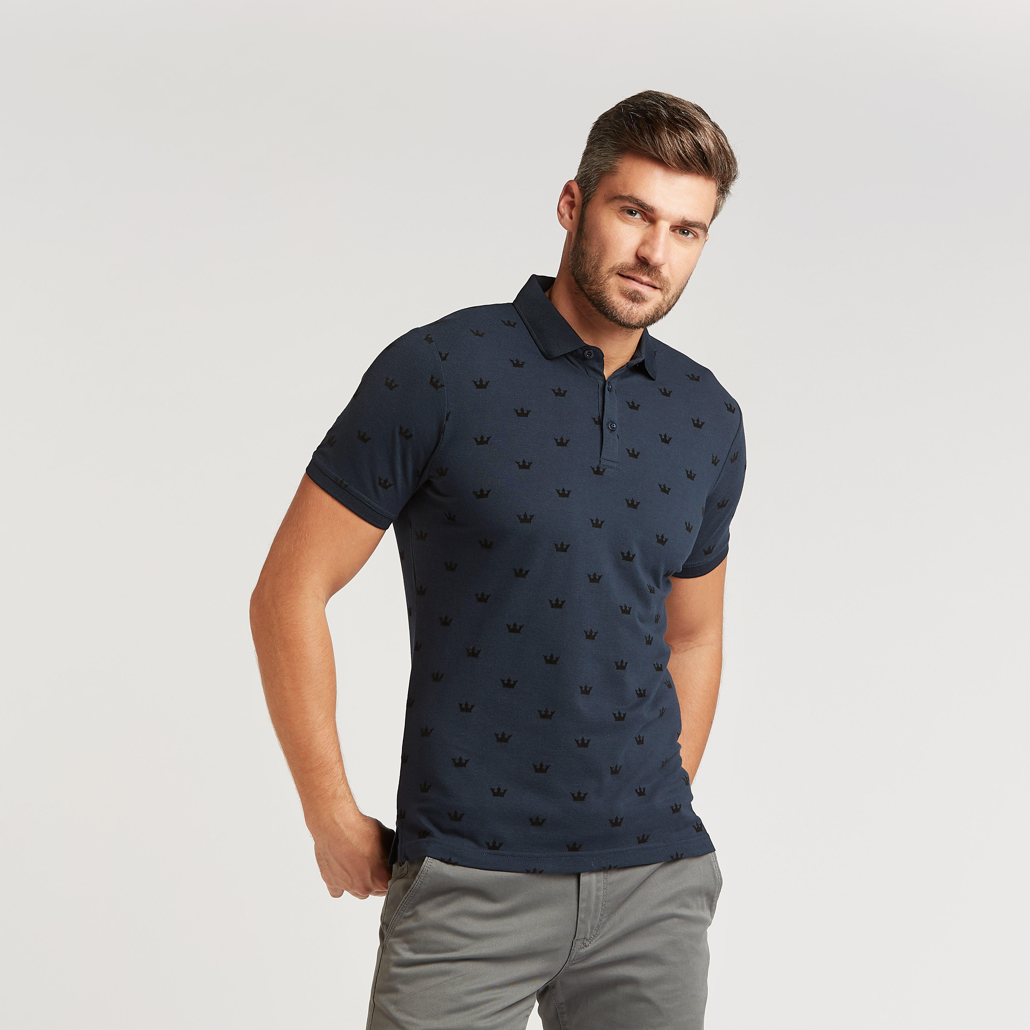 تيشيرت بولو بأكمام قصيرة وطبعات-men-clothing-tshirtsandpolos-polos-image-1