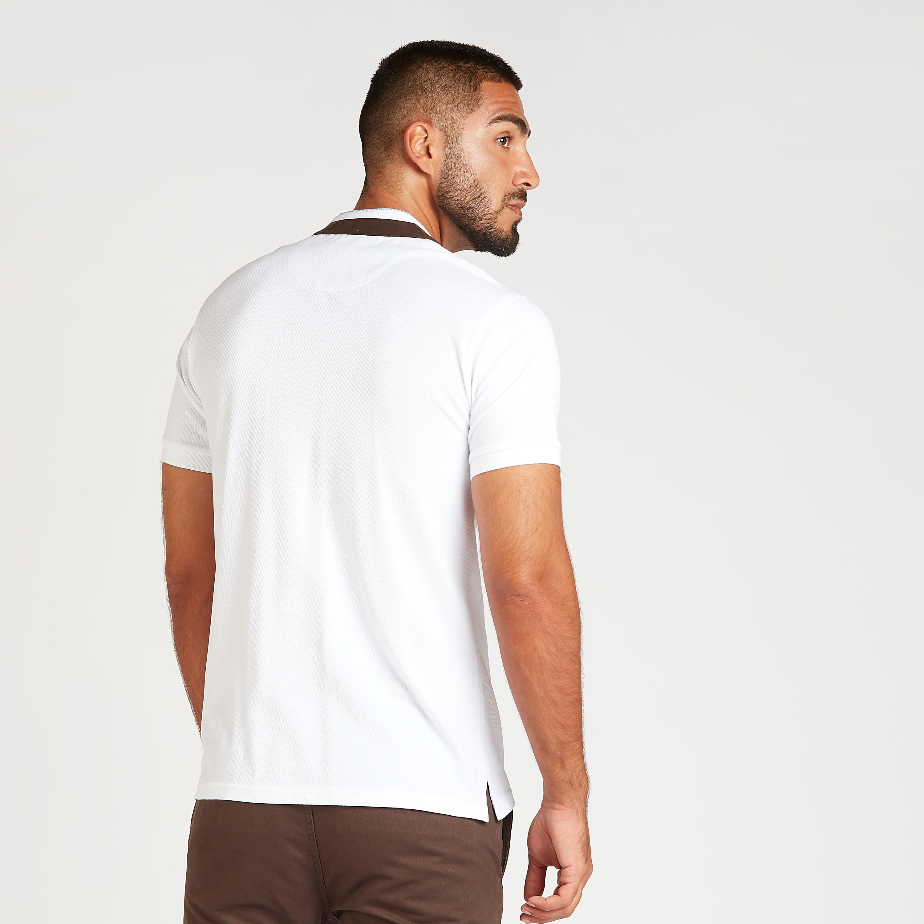 تيشيرت مستدام بارز الملمس بأكمام قصيرة وياقة ماندارين-men-clothing-tshirtsandpolos-tshirts-image-4