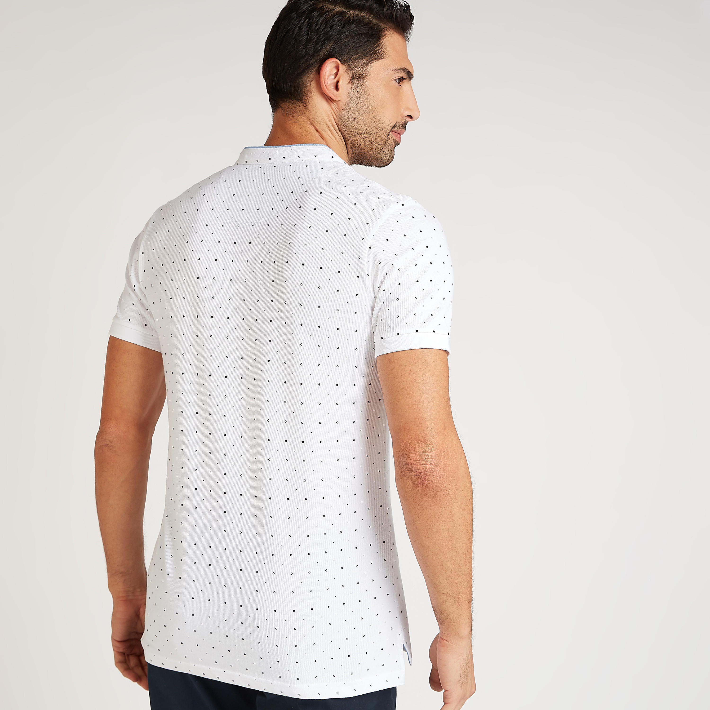 تيشيرت مستدام بأكمام قصيرة وياقة ماندارين وطبعات-men-clothing-tshirtsandpolos-polos-image-4
