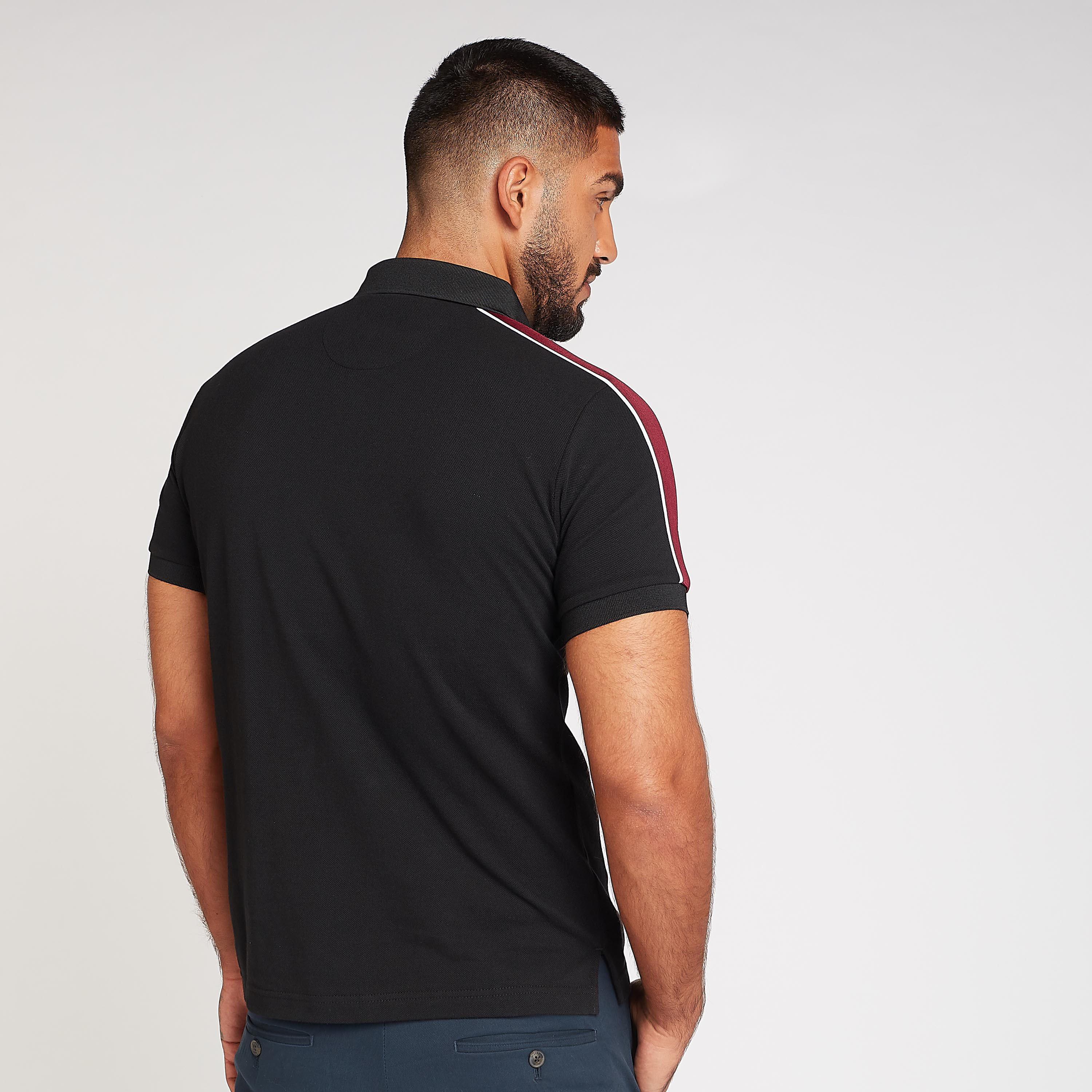 Slim Fit Solid Detail Polo T-shirt with Short Sleeves-men-clothing-tshirtsandpolos-polos-image-4