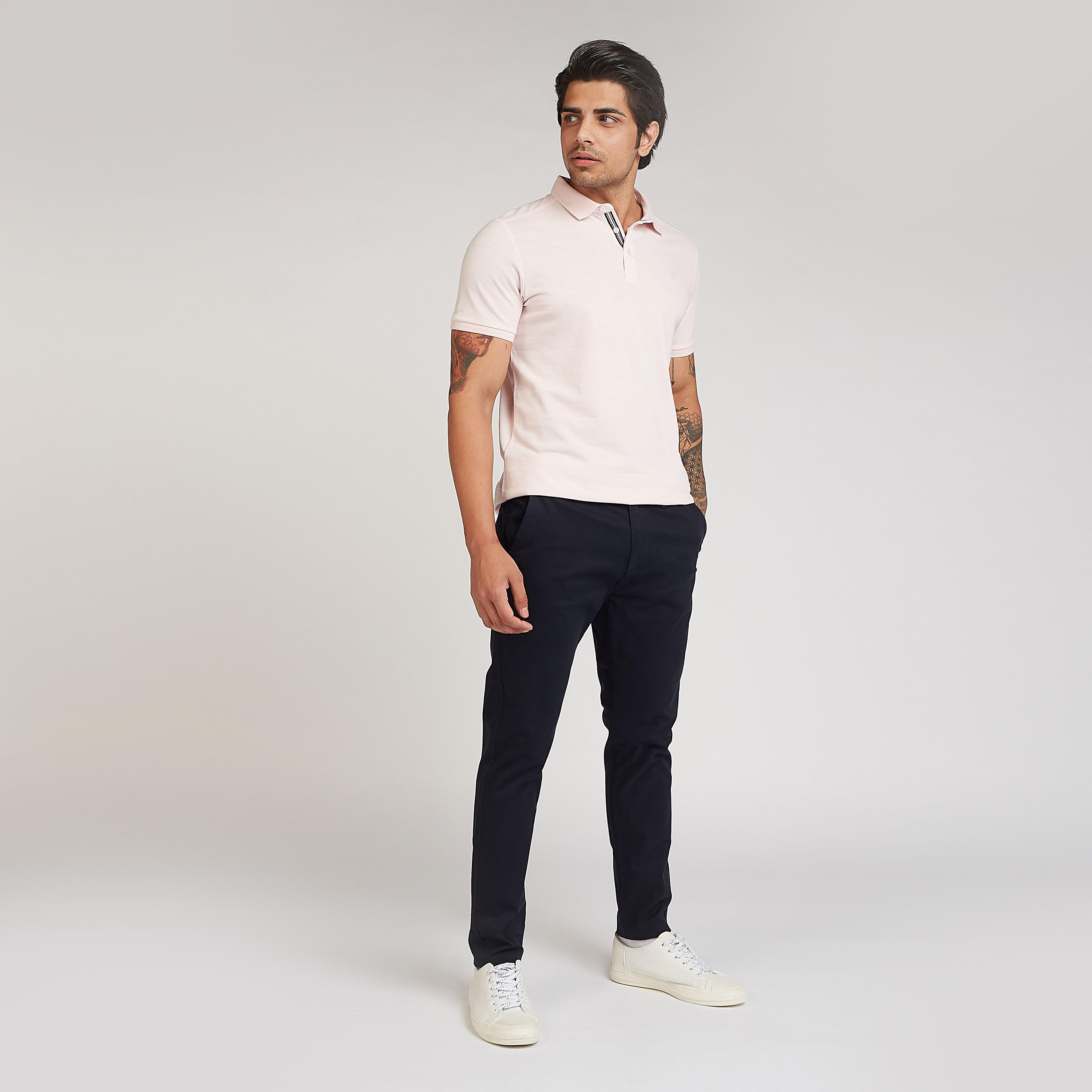 تيشيرت بولو سليم بأكمام قصيرة-men-clothing-tshirtsandpolos-polos-image-2