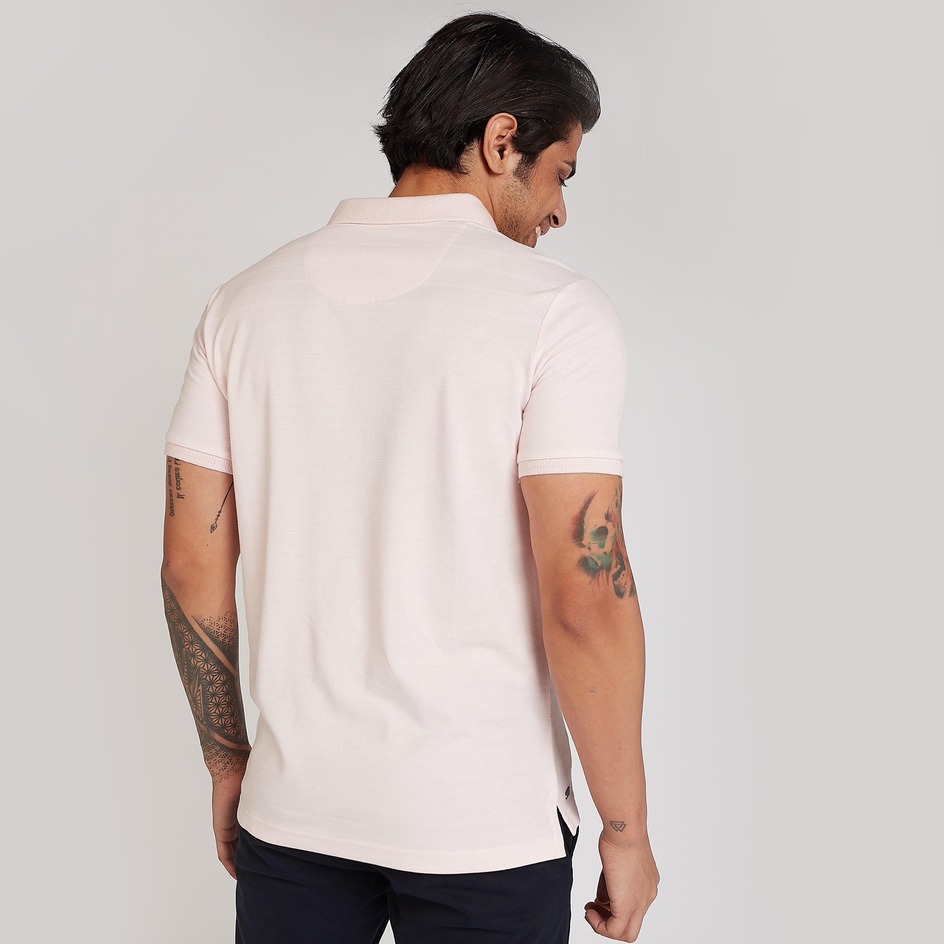 تيشيرت بولو سليم بأكمام قصيرة-men-clothing-tshirtsandpolos-polos-image-4