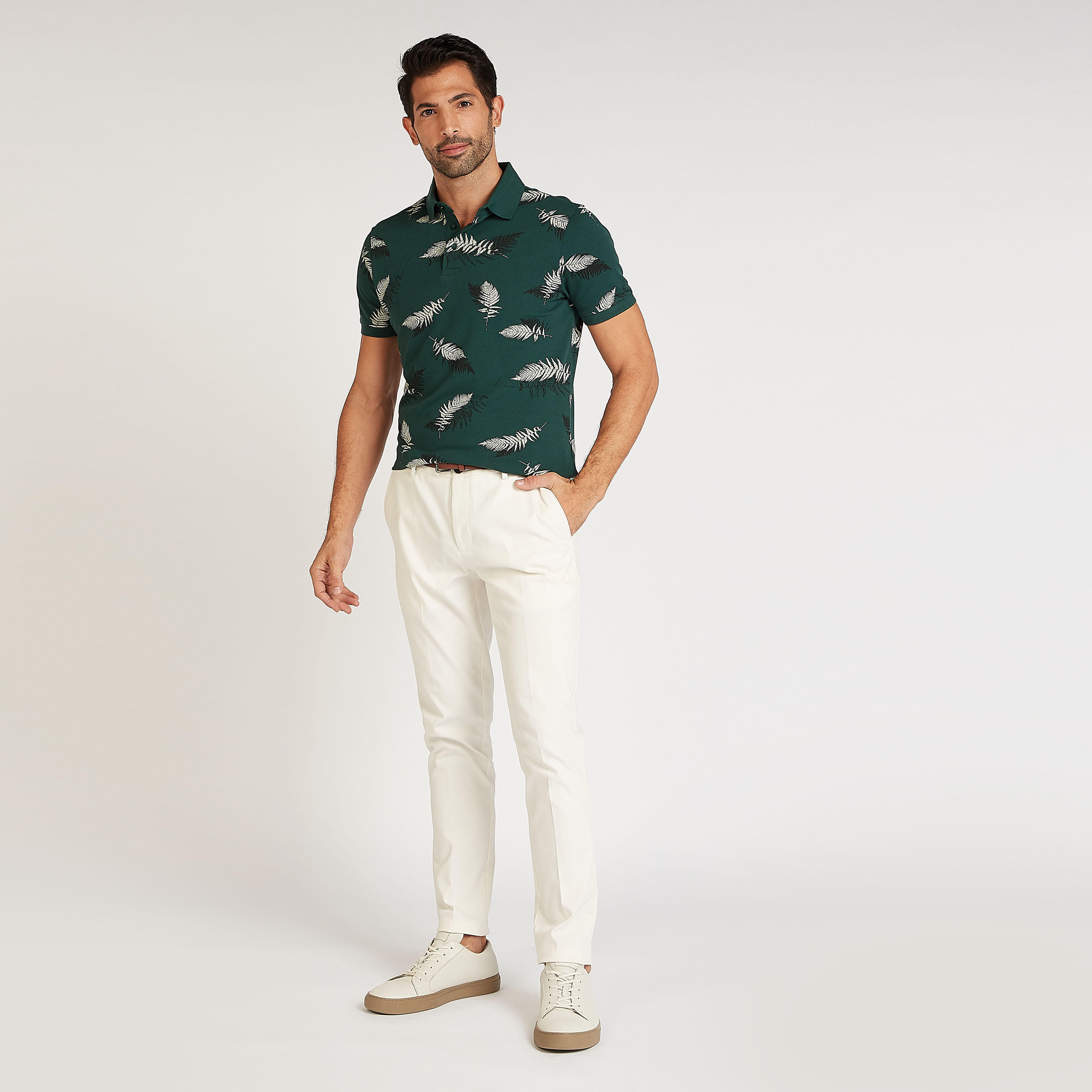 Sustainable Printed Polo T-shirt with Short Sleeves-men-clothing-tshirtsandpolos-polos-image-3