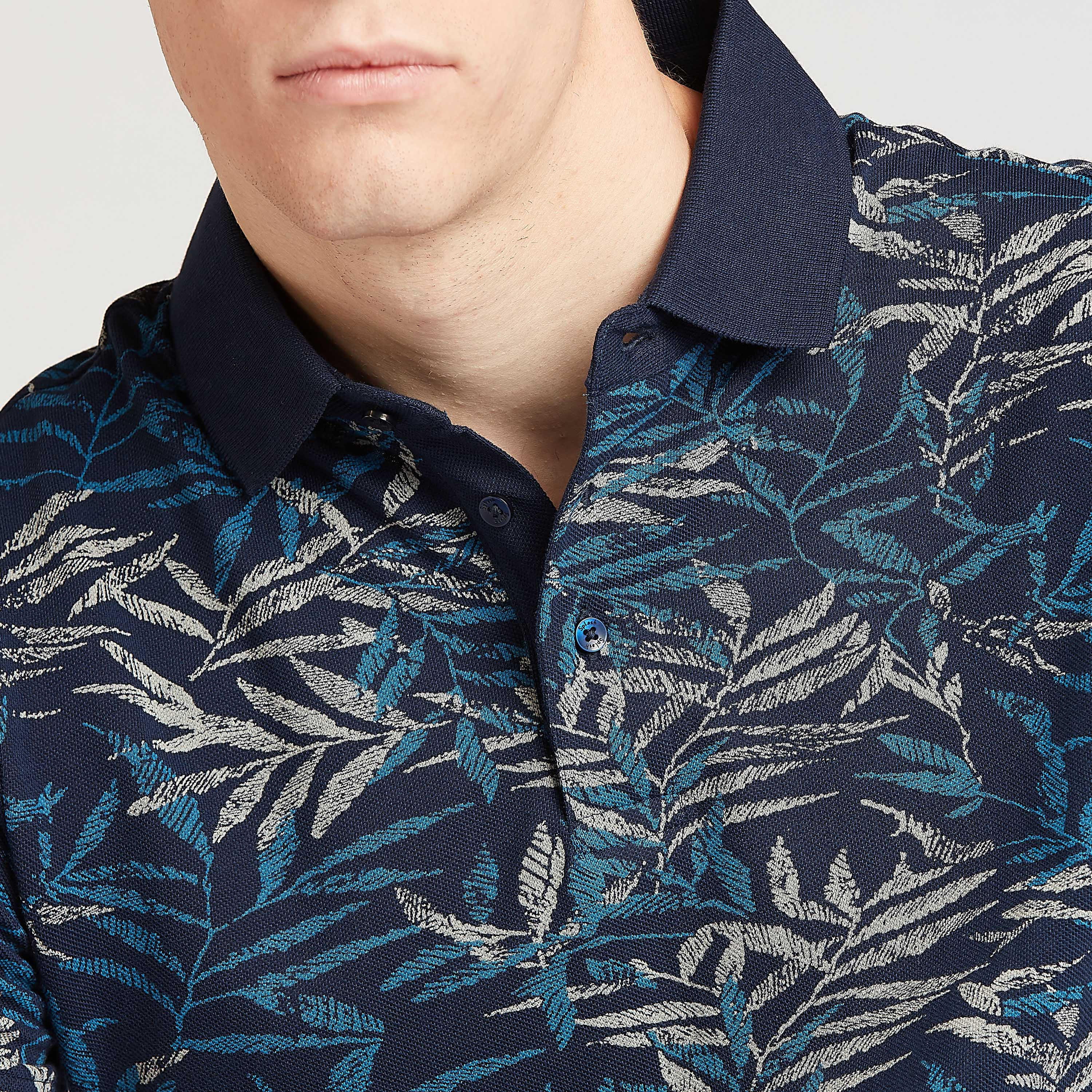 قميص مستدام بولو بطبعات وأكمام قصيرة-men-clothing-tshirtsandpolos-polos-image-3