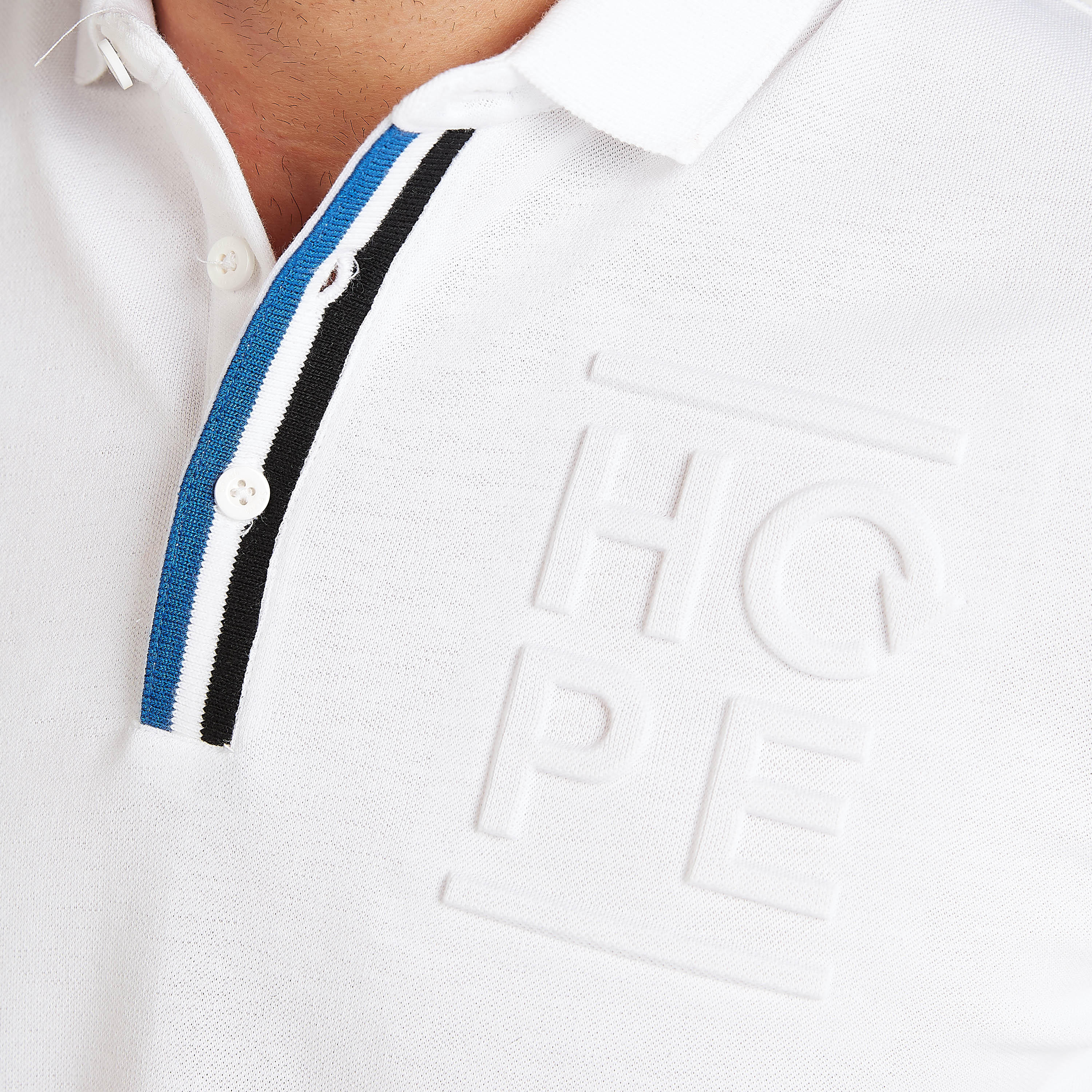 Textured Polo T-shirt with Short Sleeves-men-clothing-tshirtsandpolos-polos-image-3