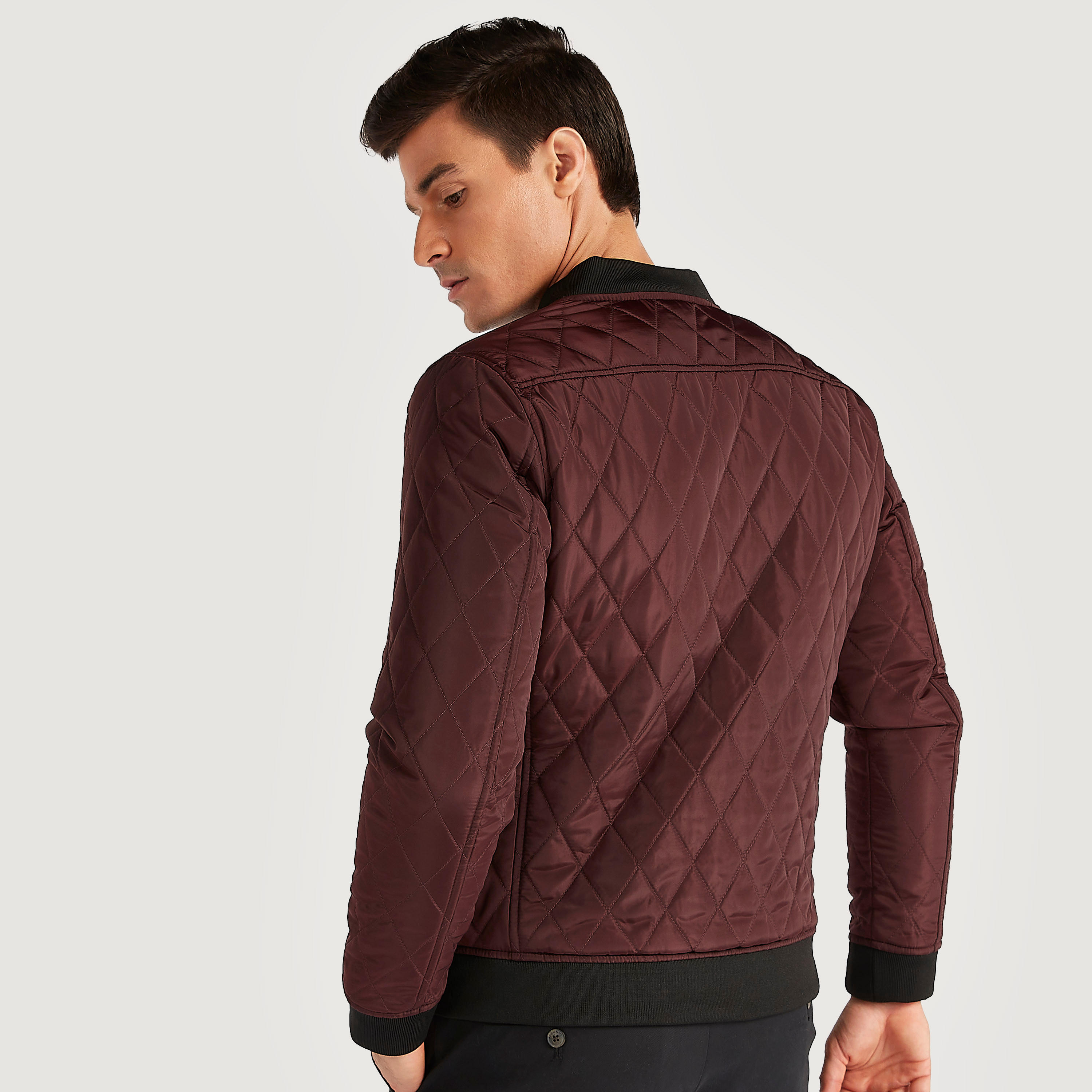 جاكيت مستدام بومبر مبطن بأكمام طويلة وسحّاب إغلاق-men-clothing-jacketsandblazers-jackets-image-4