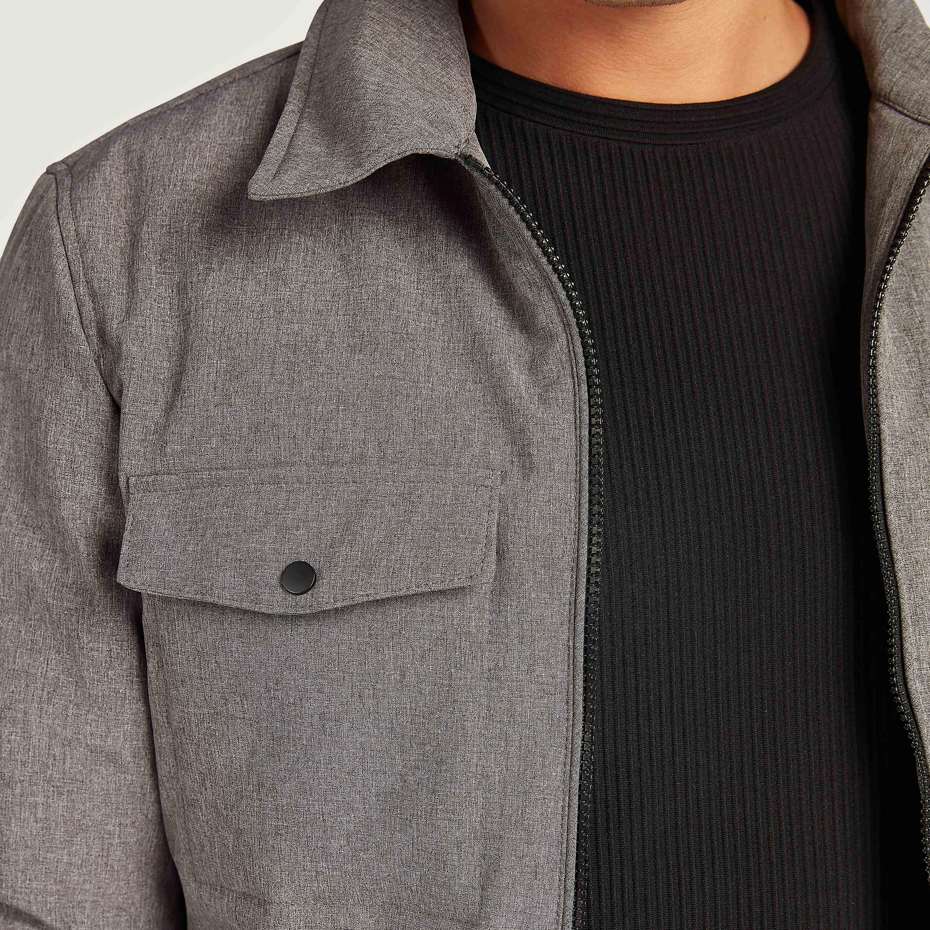جاكيت خفيف مبطن وجيوب بطيّة من هارينجتون-men-clothing-jacketsandblazers-jackets-image-1