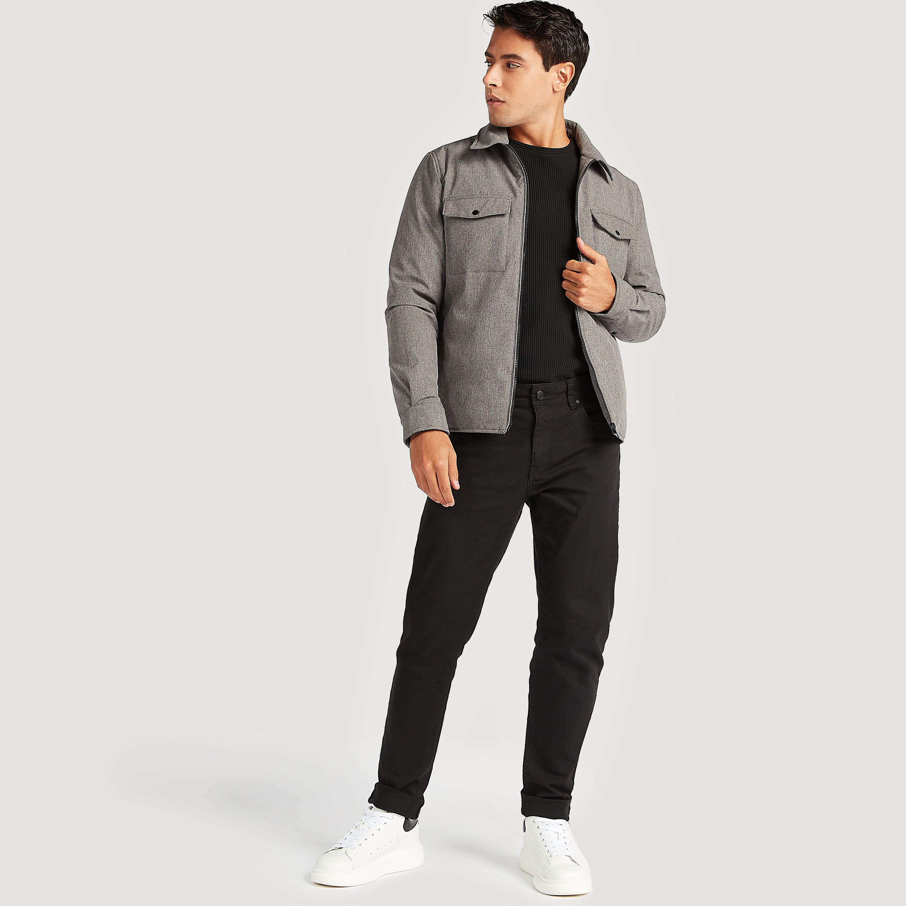 جاكيت خفيف مبطن وجيوب بطيّة من هارينجتون-men-clothing-jacketsandblazers-jackets-image-9