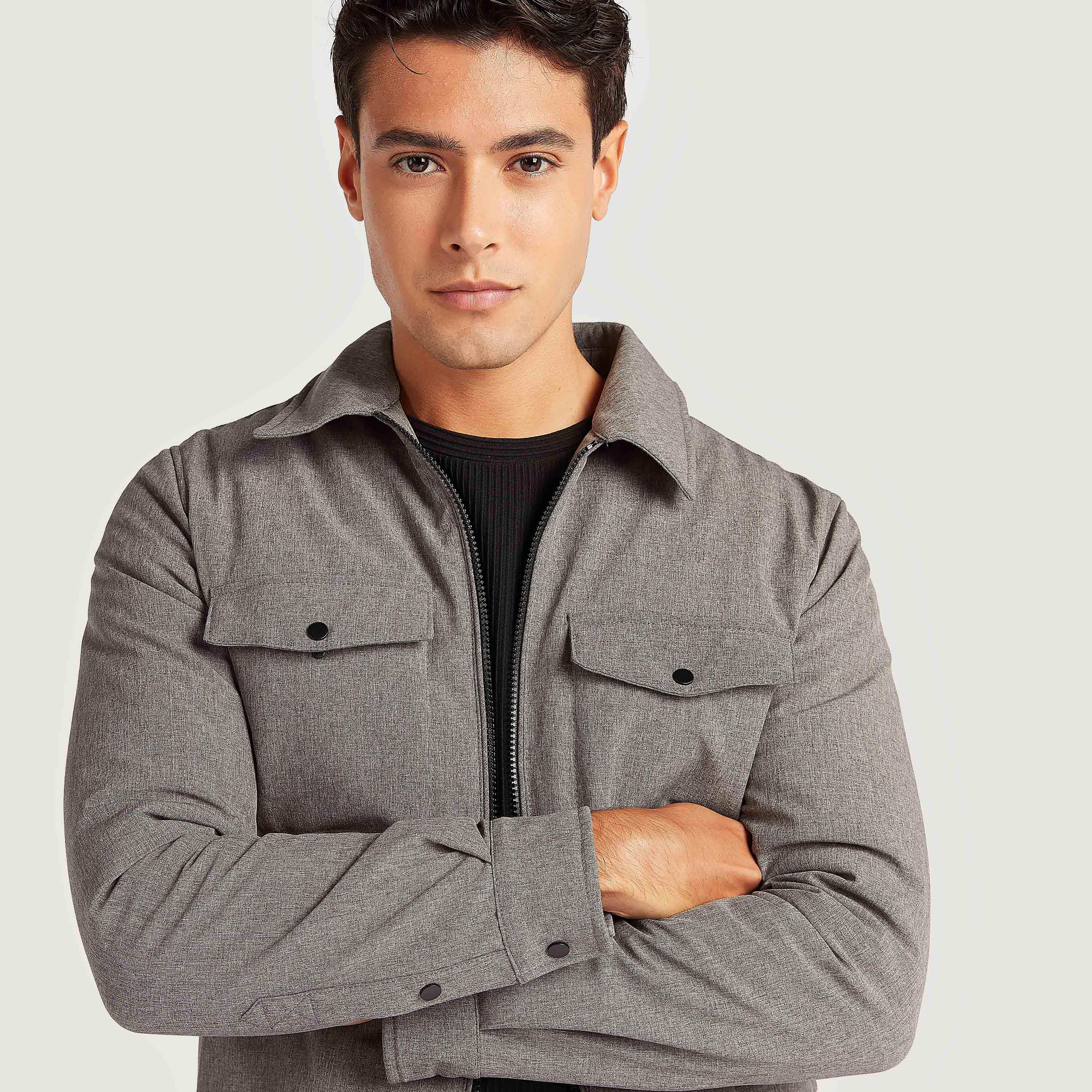 جاكيت خفيف مبطن وجيوب بطيّة من هارينجتون-men-clothing-jacketsandblazers-jackets-image-5