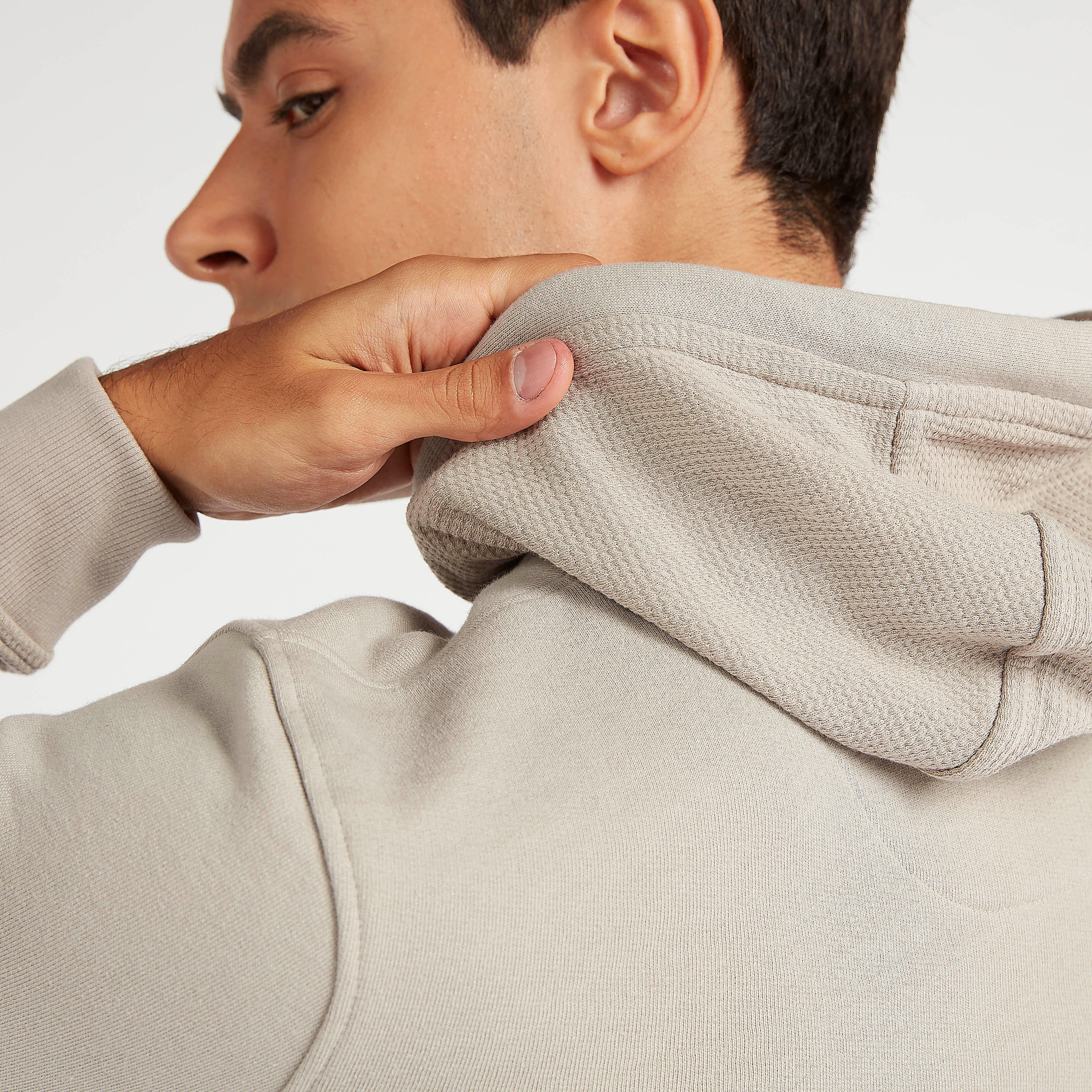 Textured Long Sleeves Hoodie with Button Placket-men-winterwear-hoodiesandsweatshirts-image-7