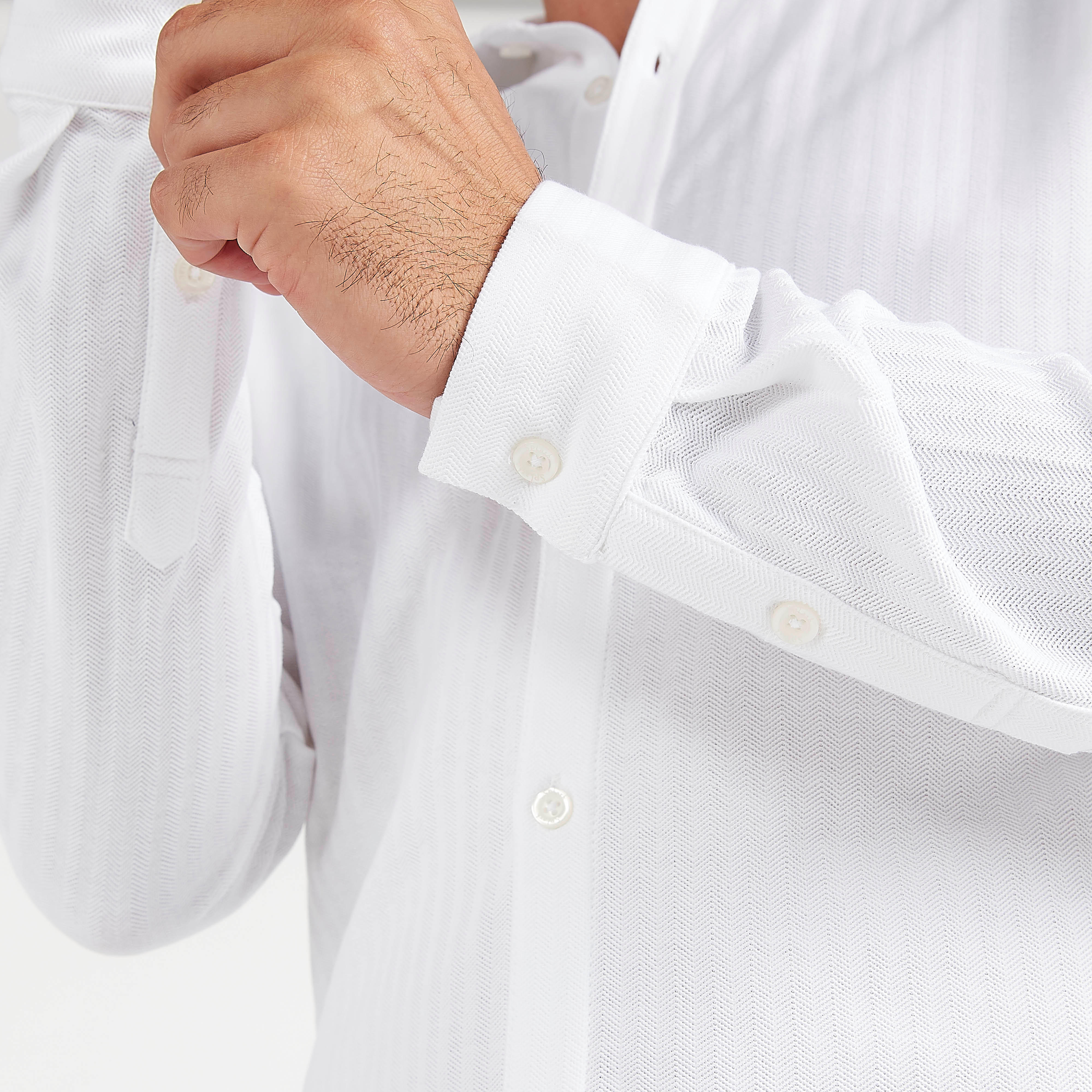 قميص بارز الملمس بقصّة سليم وأكمام طويلة-men-clothing-shirts-image-3