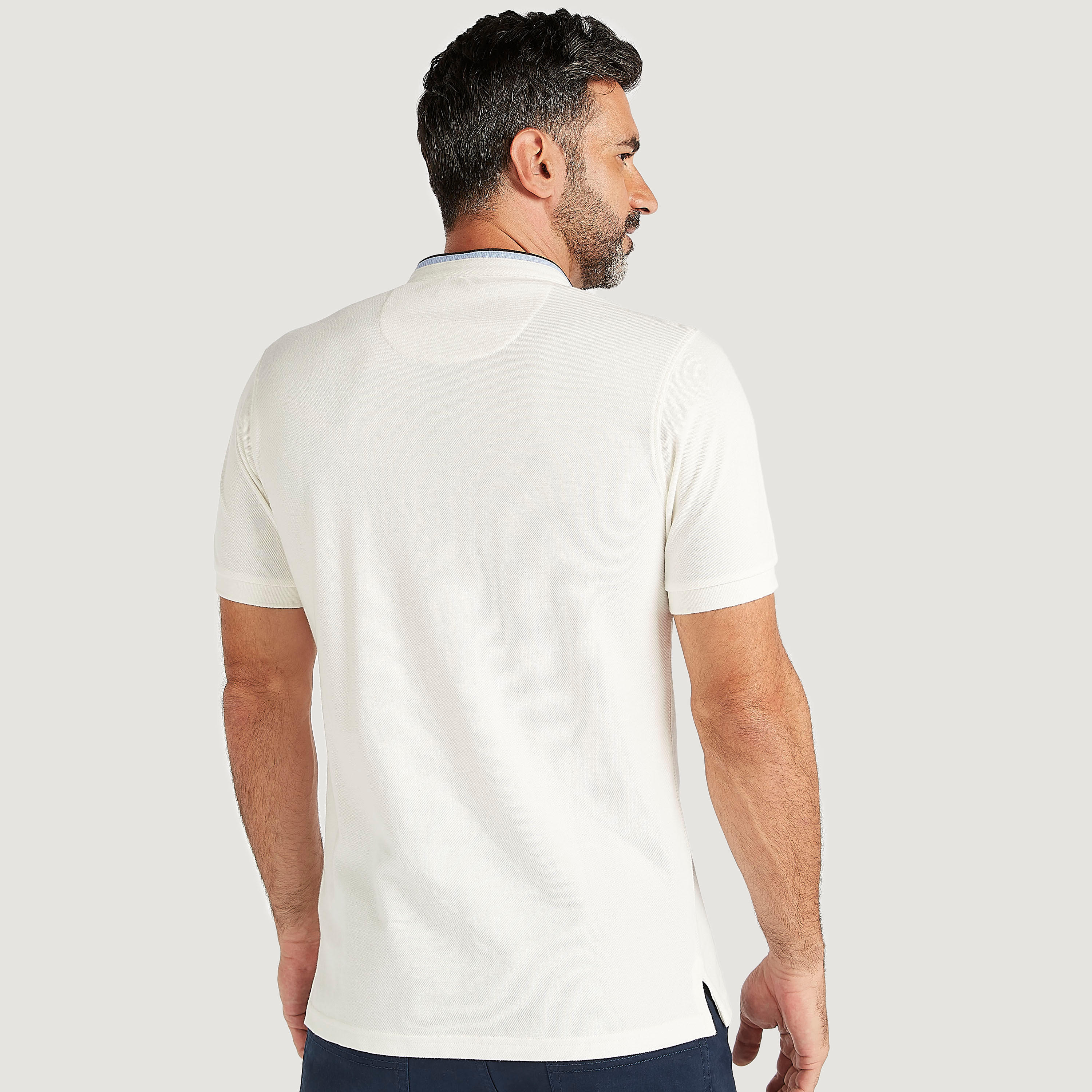 Textured Henley Neck T-shirt with Short Sleeves-men-clothing-tshirtsandpolos-tshirts-image-4