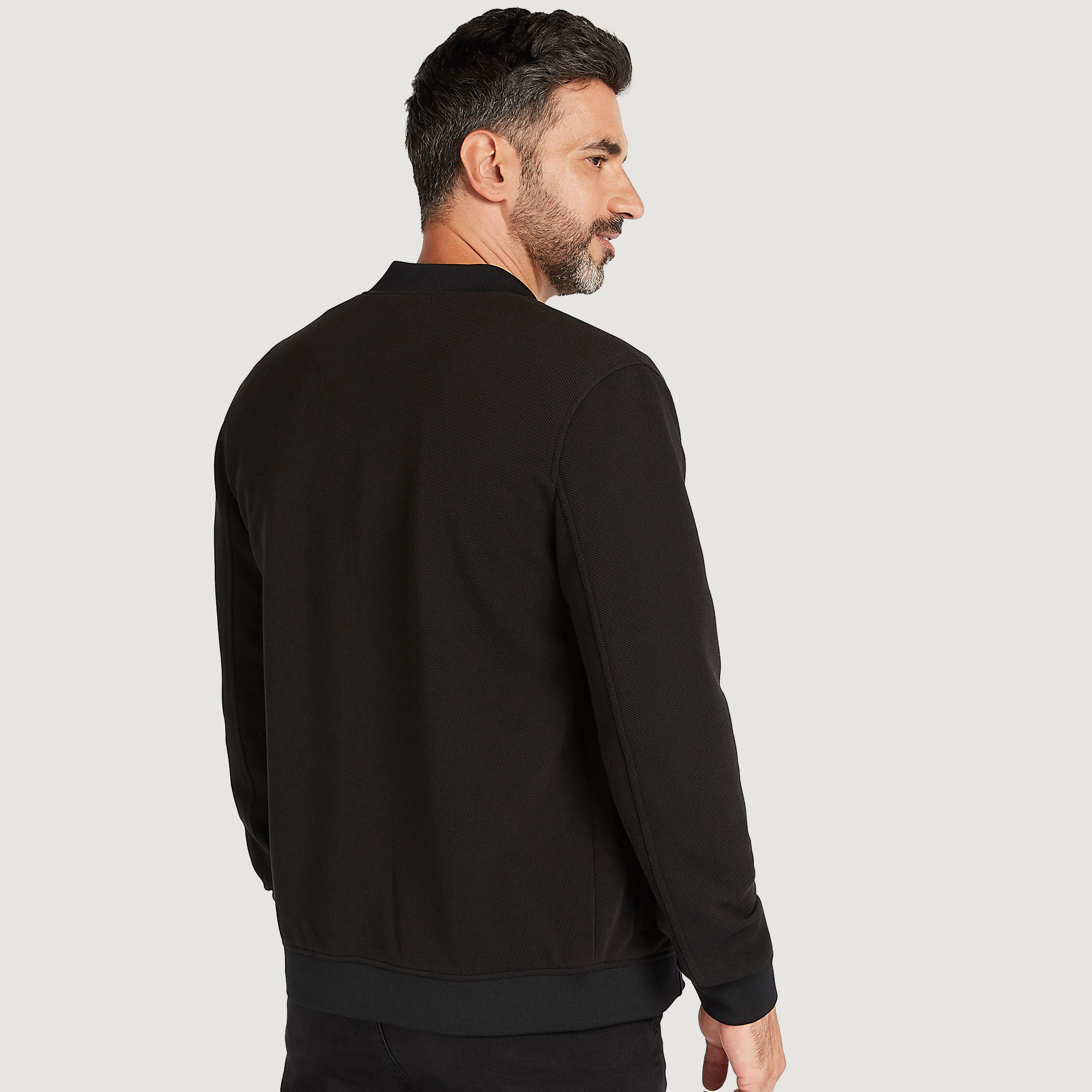 جاكيت بارز الملمس بأكمام طويلة وسحّاب-men-clothing-jacketsandblazers-jackets-image-1