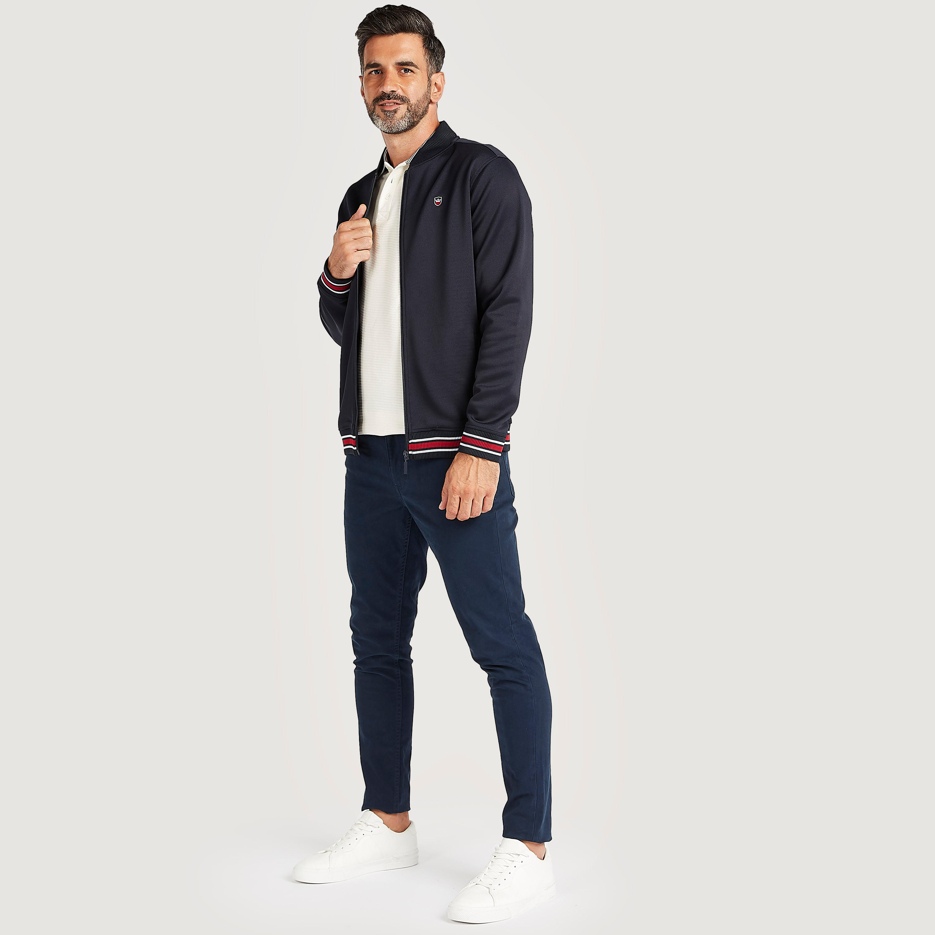 Solid Zip Through Jacket with Long Sleeves-men-clothing-jacketsandblazers-jackets-image-2