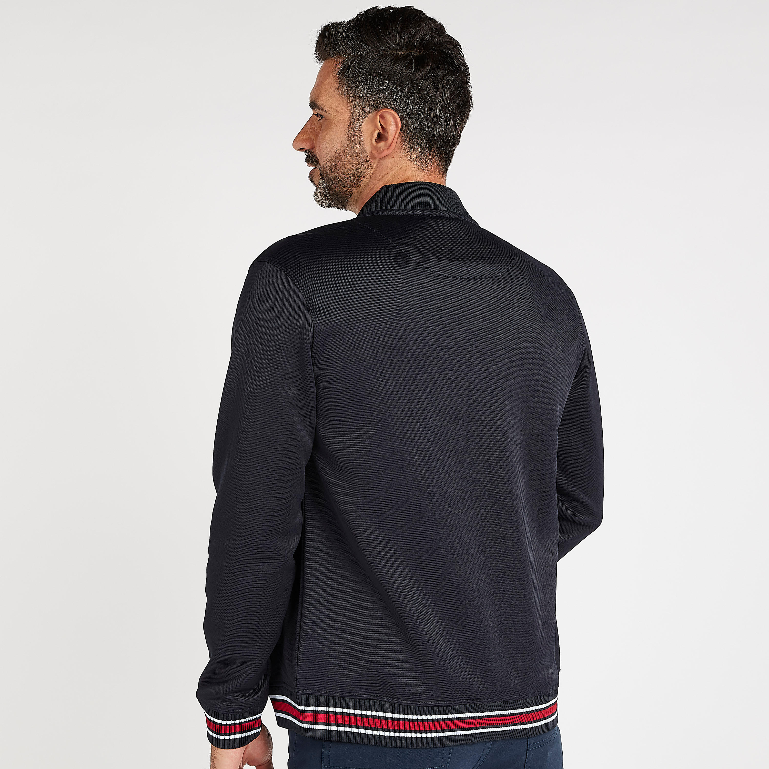 Solid Zip Through Jacket with Long Sleeves-men-clothing-jacketsandblazers-jackets-image-4