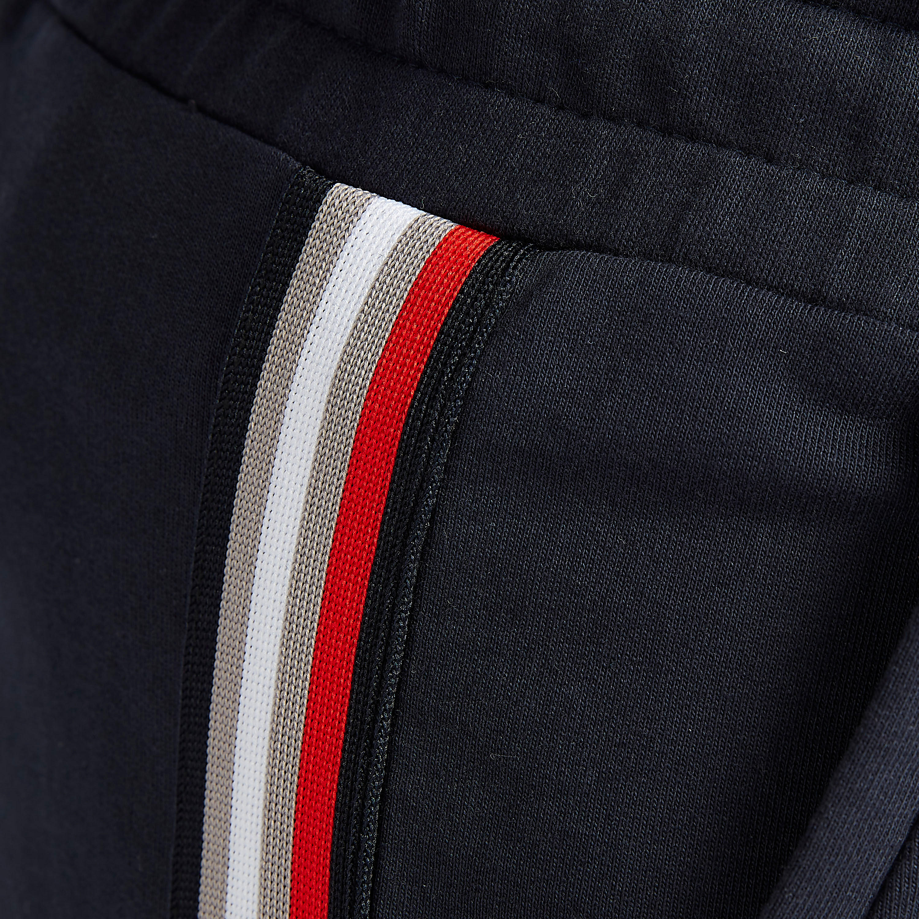 بنطلون بخصر متوسّط الارتفاع مع تفاصيل مخطّطة مع رباط إغلاق مع جيوب-men-clothing-bottoms-joggers-image-5