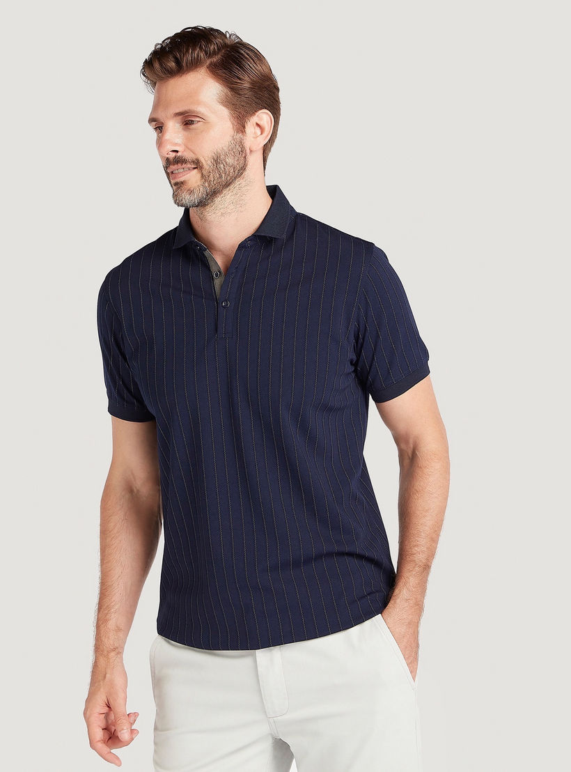 تيشيرت بولو مخطط بأكمام قصيرة-men-clothing-tshirtsandpolos-polos-image-5