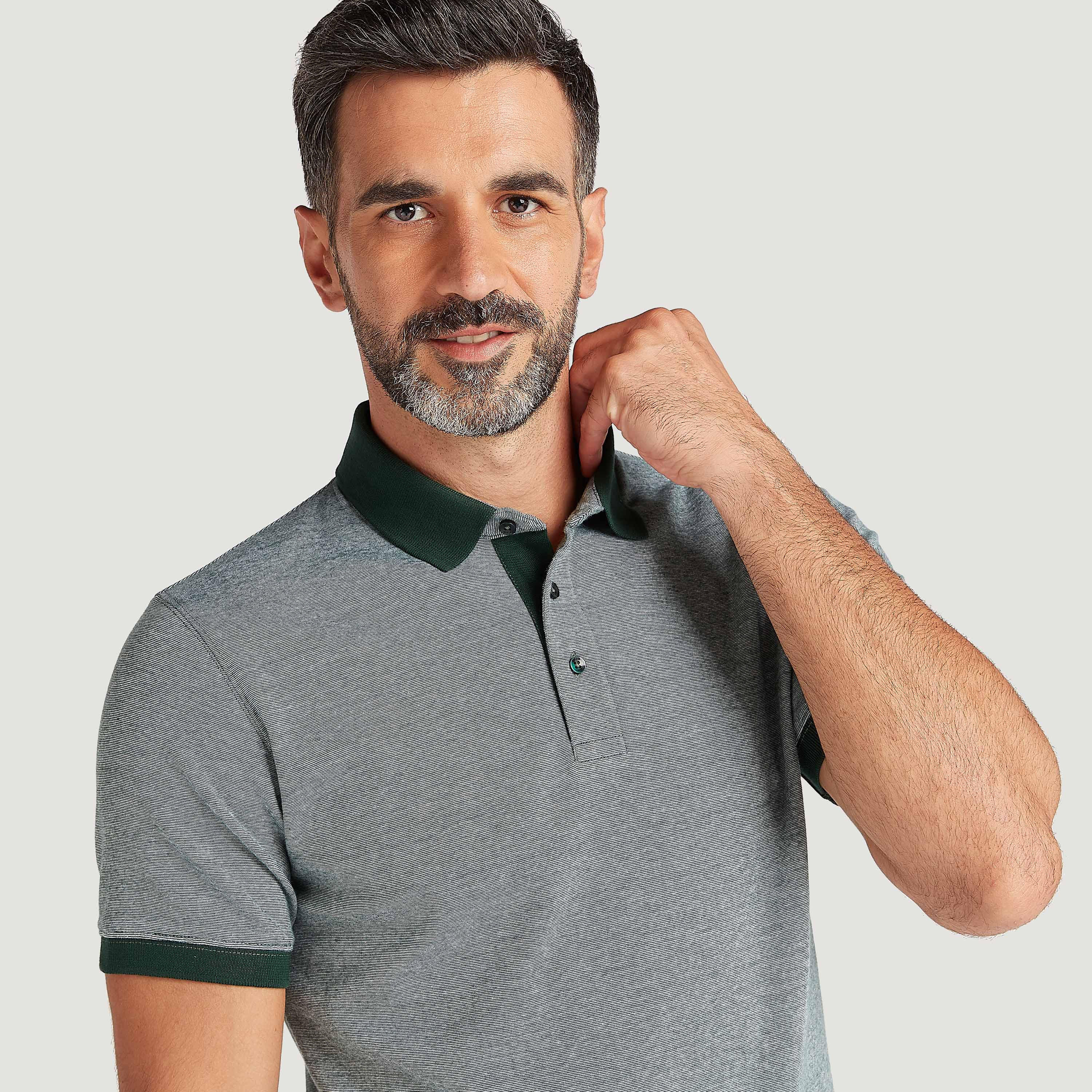 تيشيرت بولو بارز الملمس بأكمام قصيرة-men-clothing-tshirtsandpolos-polos-image-3