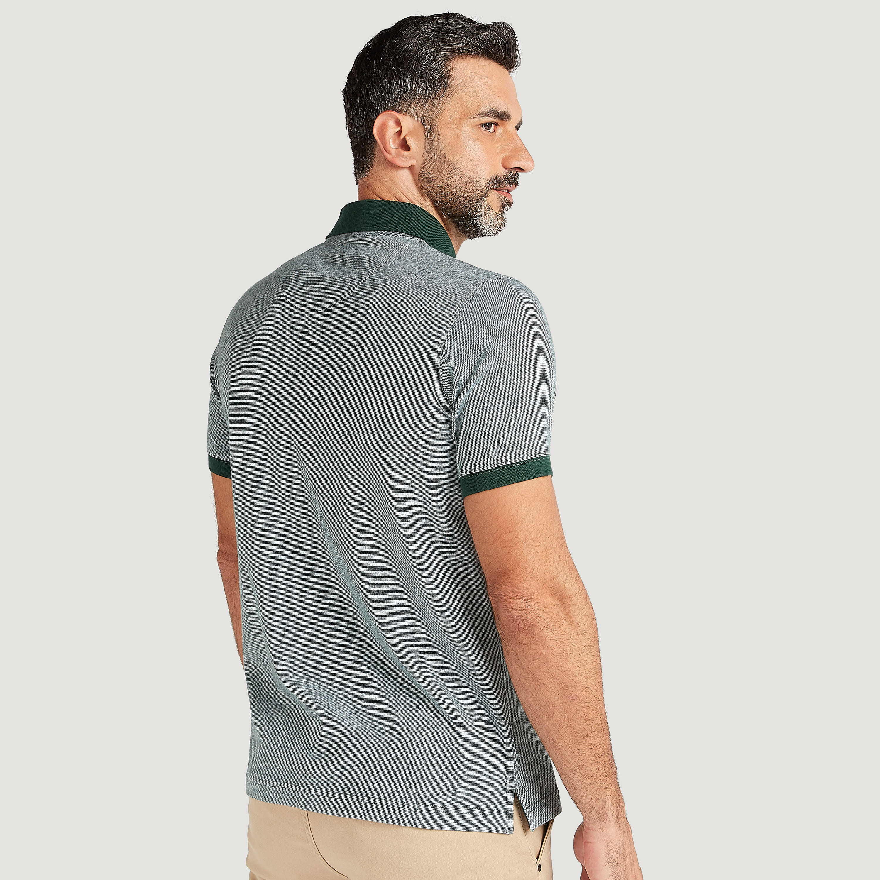 تيشيرت بولو بارز الملمس بأكمام قصيرة-men-clothing-tshirtsandpolos-polos-image-4