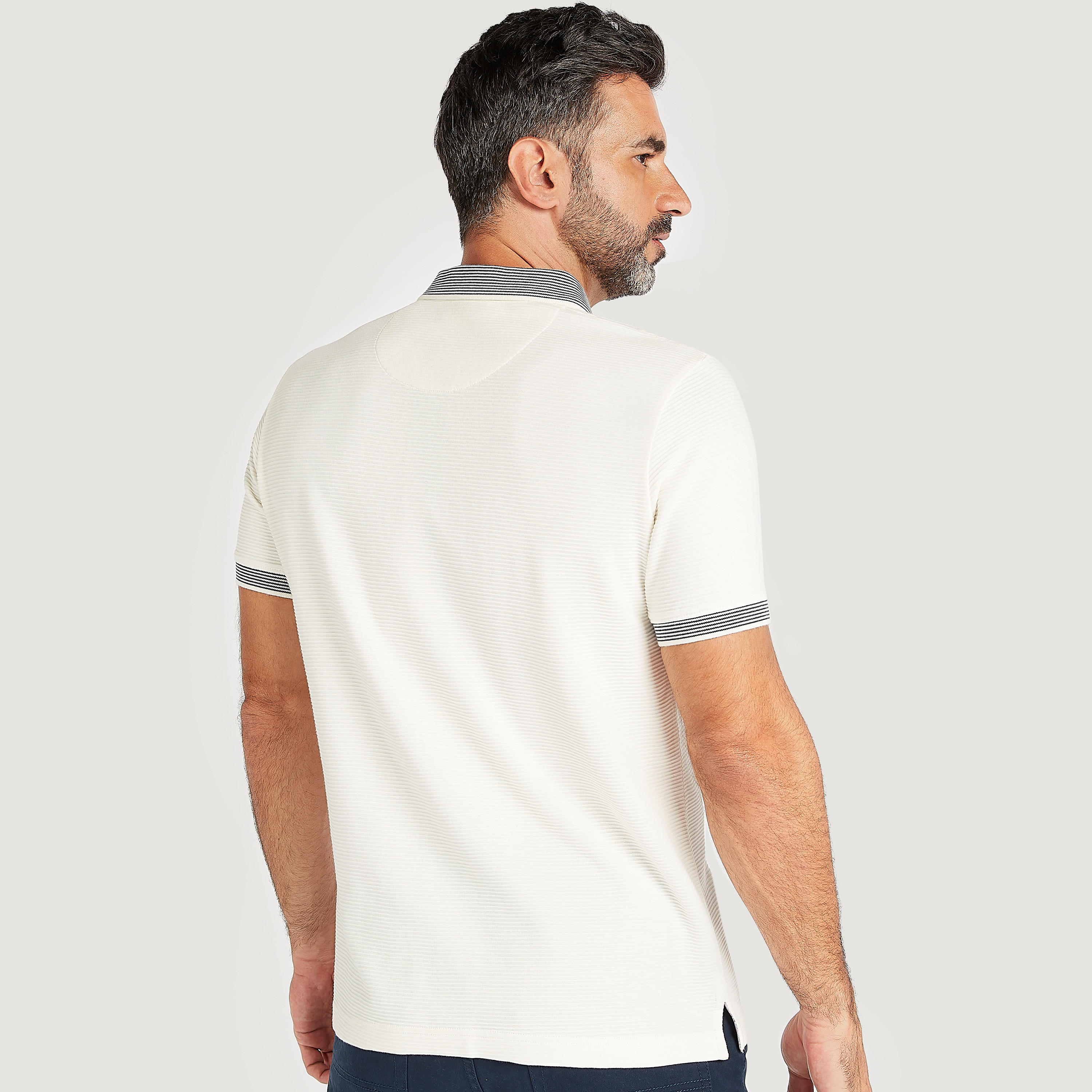 تيشيرت بولو بارز الملمس بأكمام قصيرة-men-clothing-tshirtsandpolos-polos-image-4