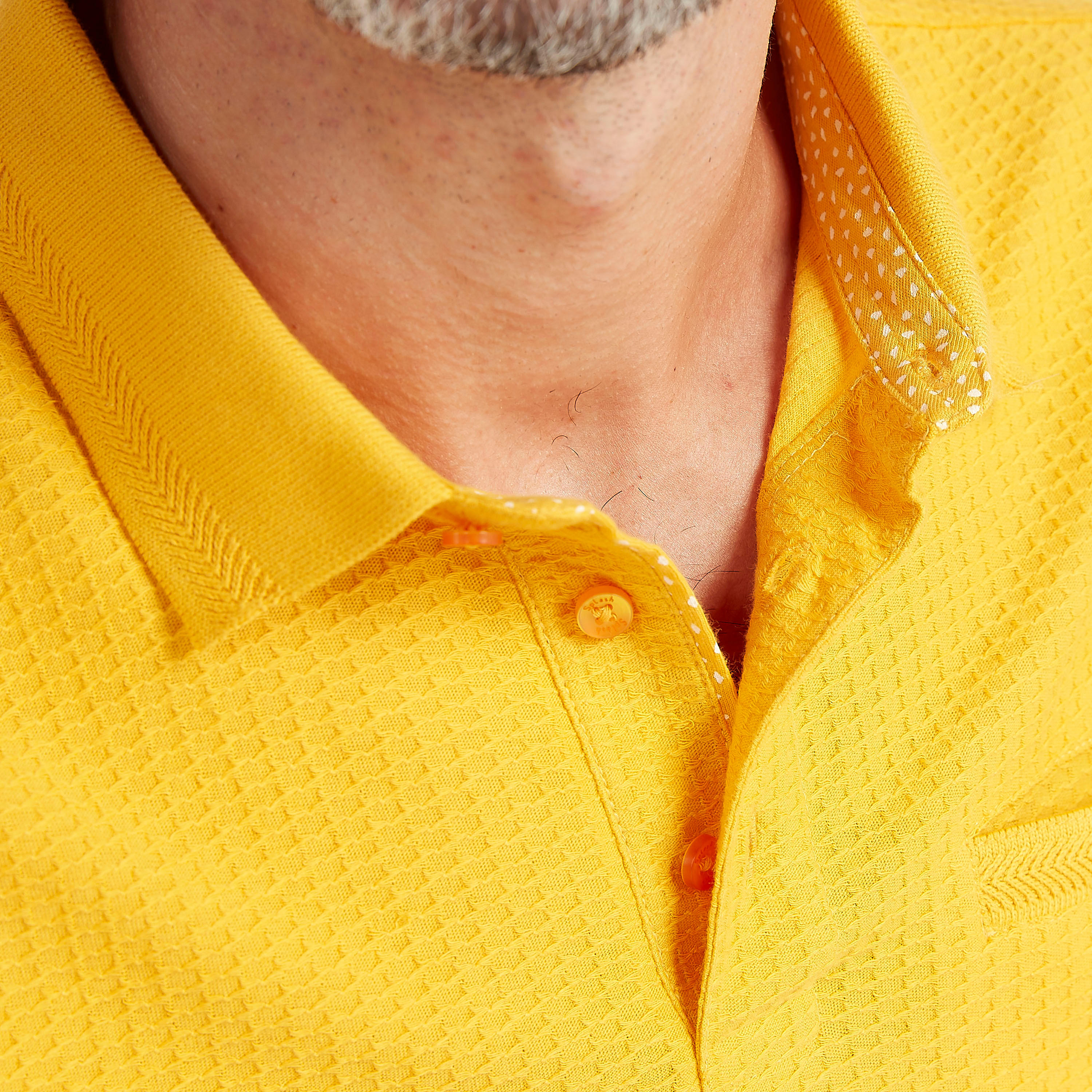 تيشيرت بولو بارز الملمس بأكمام قصيرة-men-clothing-tshirtsandpolos-polos-image-3