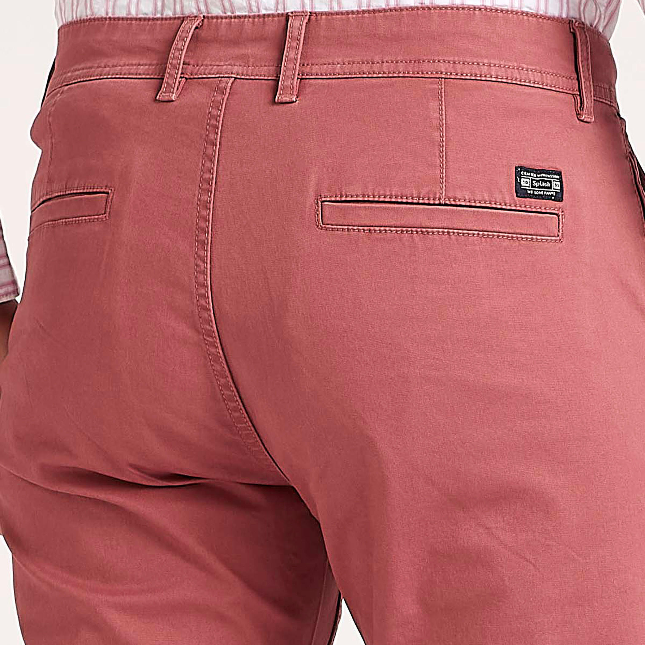 Solid Slim Fit Mid-Rise Trousers with Button Closure-men-clothing-bottoms-trousersandchinos-trousers-image-3