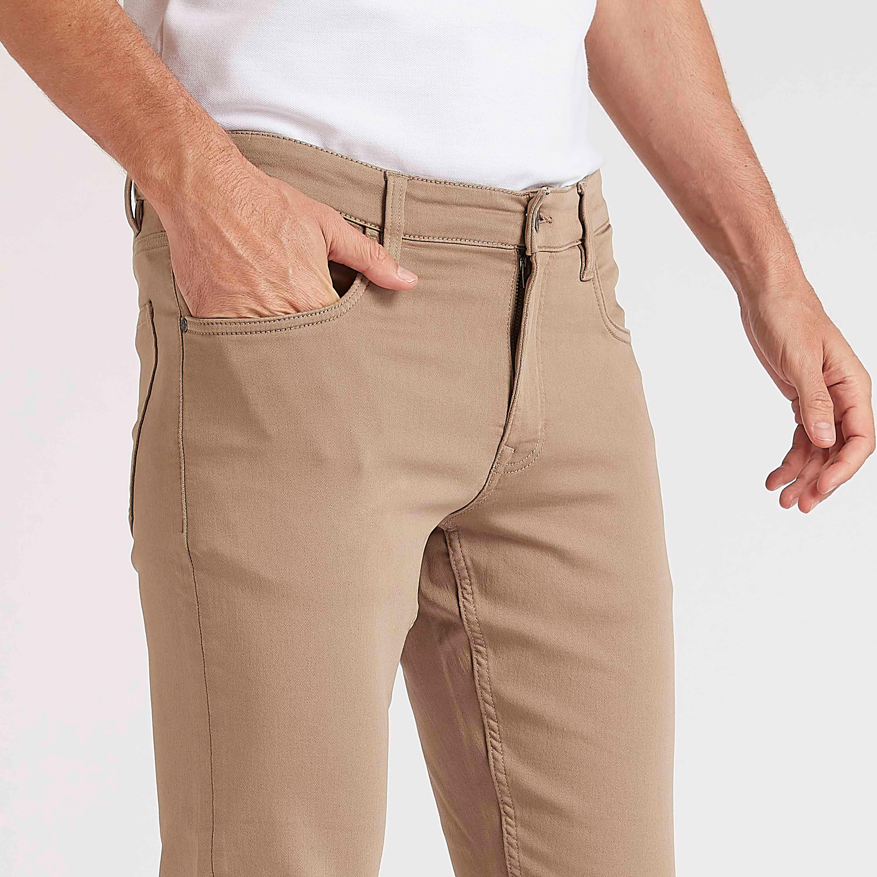 بنطلون سادة بزر إغلاق-men-clothing-bottoms-trousersandchinos-trousers-image-2