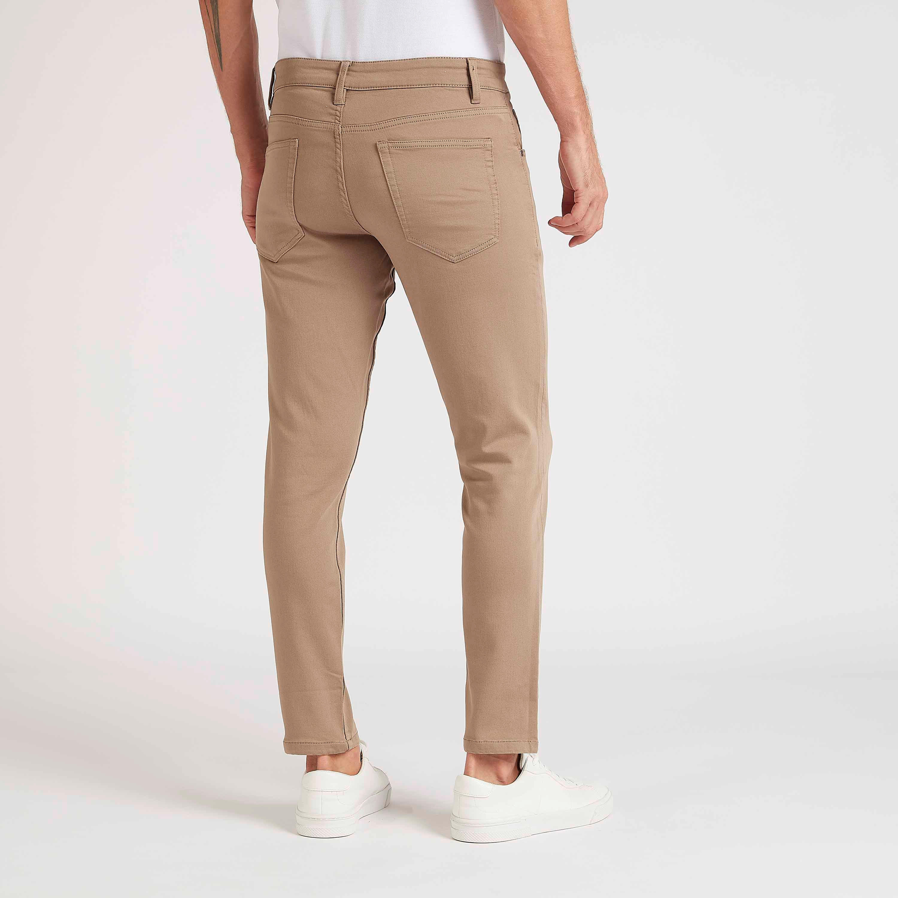 بنطلون سادة بزر إغلاق-men-clothing-bottoms-trousersandchinos-trousers-image-1