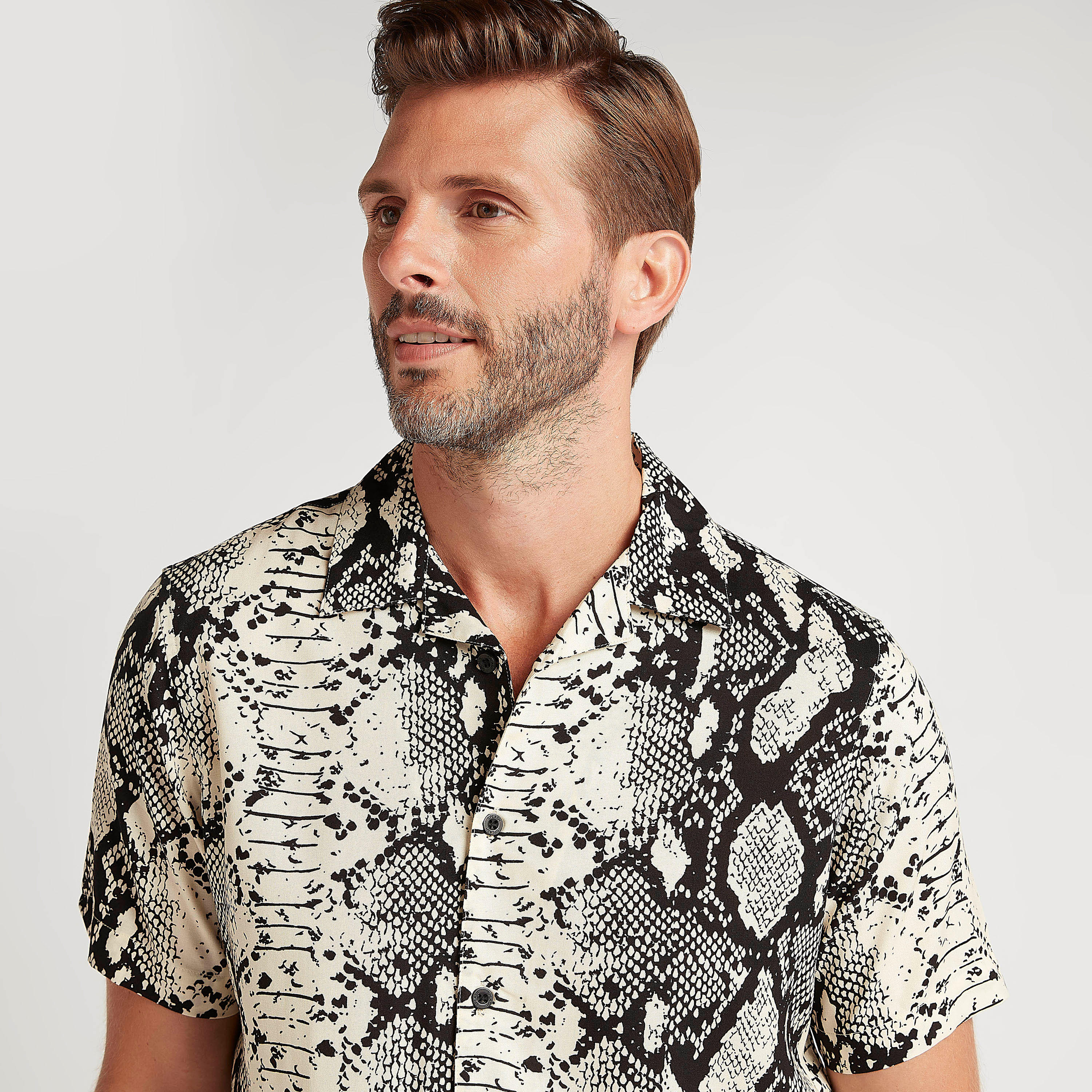 Printed Shirt with Short Sleeves-men-clothing-shirts-image-6