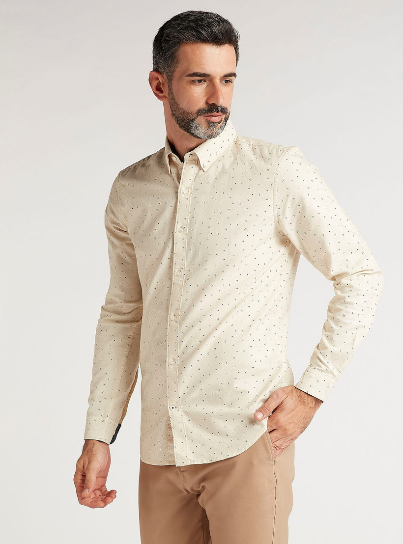 قميص بأكمام طويلة وزر سفلي وطبعات-men-clothing-shirts-image-5