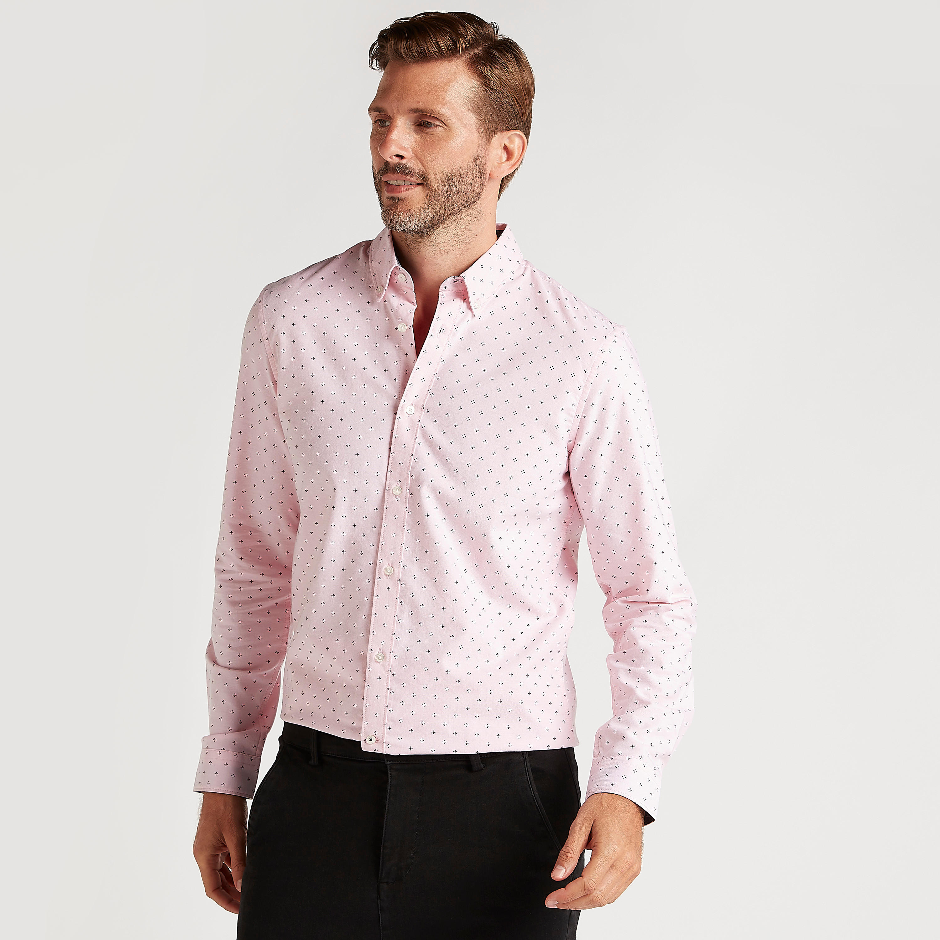 All-Over Print Shirt with Long Sleeves-men-clothing-shirts-image-1