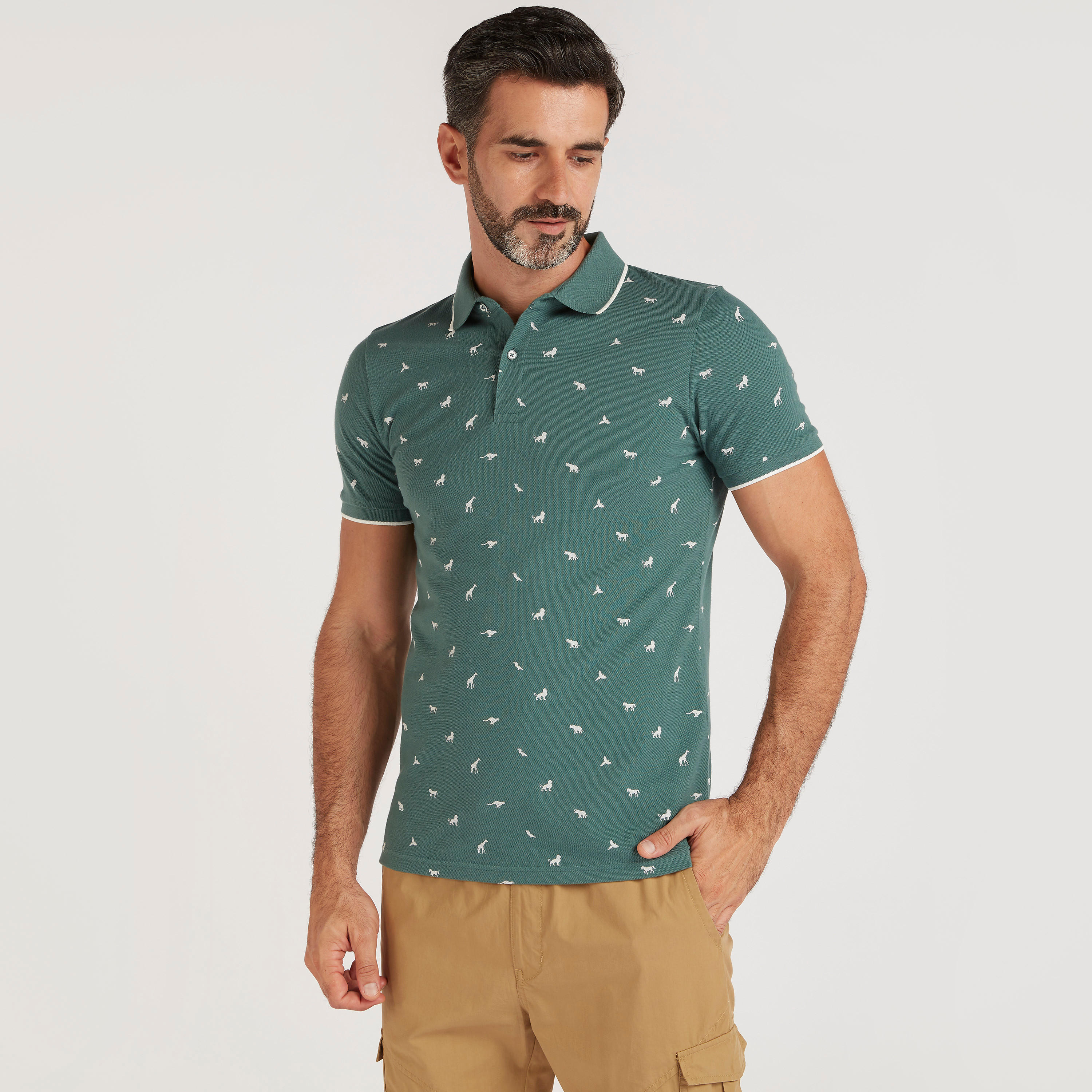 تيشيرت بولو بطبعات وأكمام قصيرة-men-clothing-tshirtsandpolos-polos-image-1