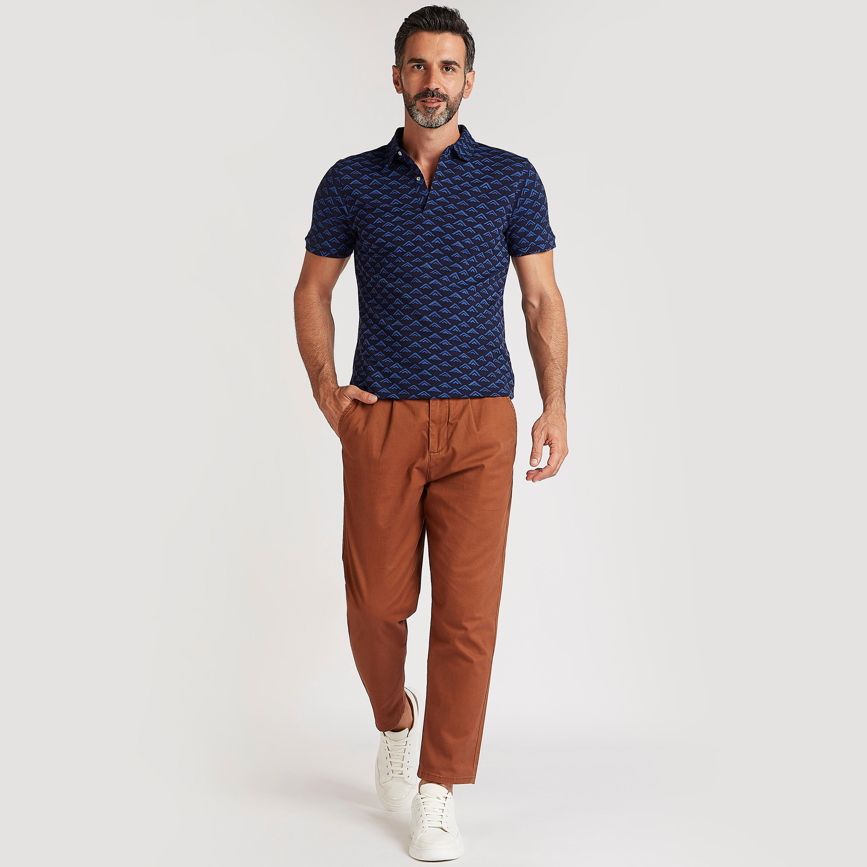 تيشيرت بولو بأكمام قصيرة و طبعات هندسيّة-men-clothing-tshirtsandpolos-polos-image-3