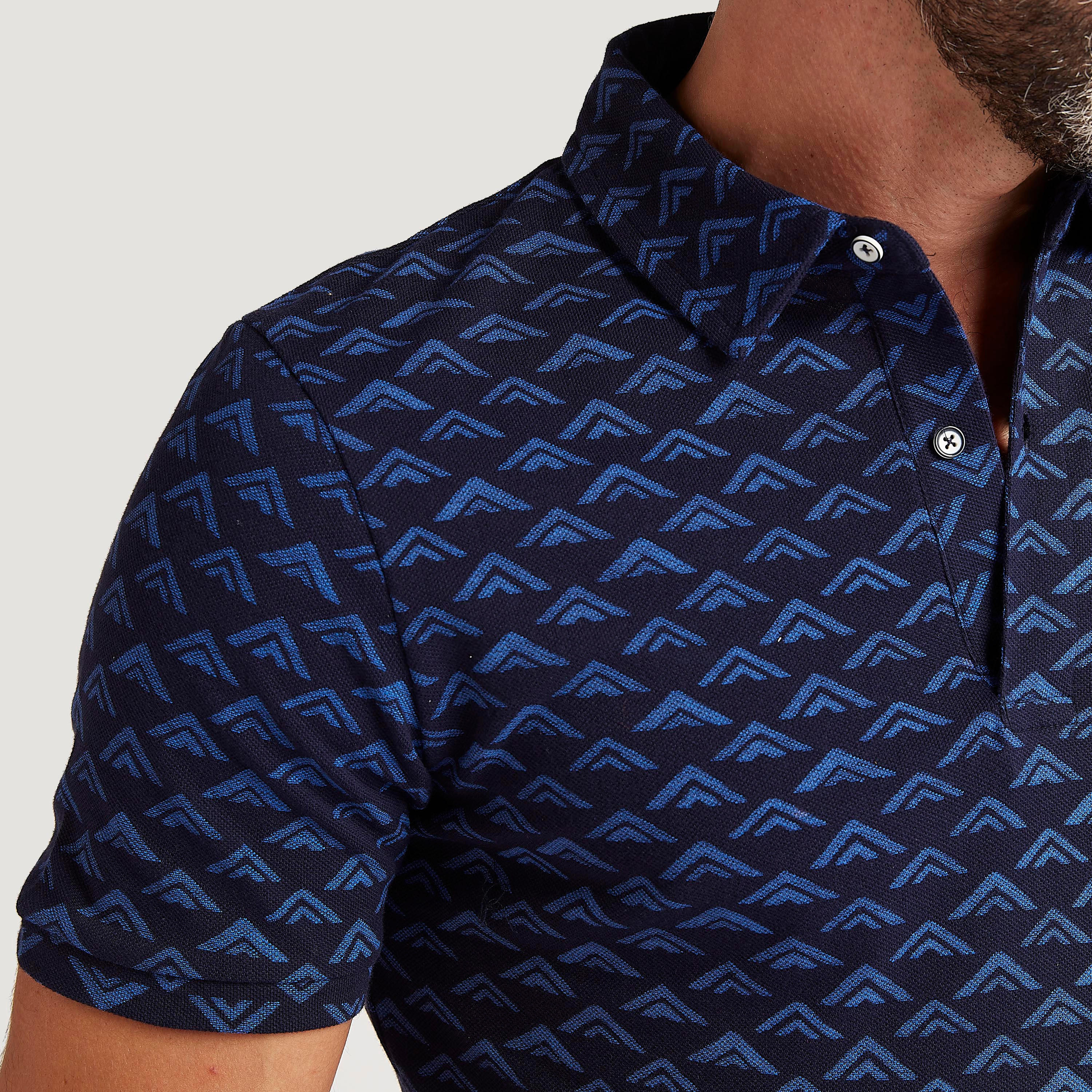 تيشيرت بولو بأكمام قصيرة و طبعات هندسيّة-men-clothing-tshirtsandpolos-polos-image-2