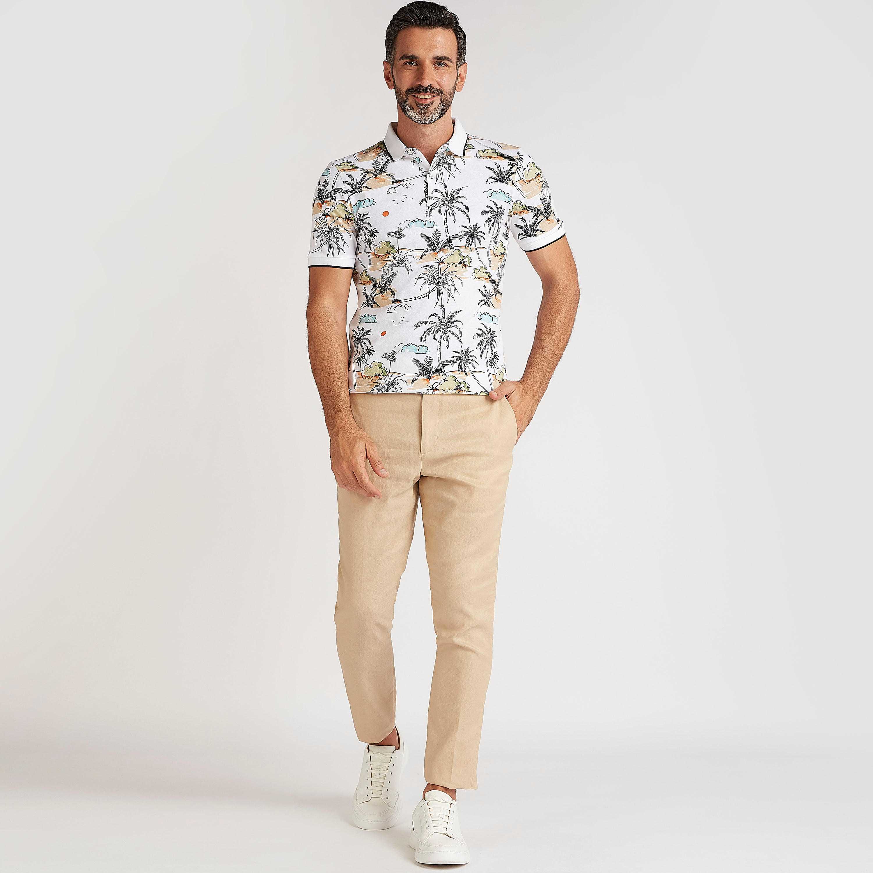 تيشيرت بولو بطبعات استوائيّة وأكمام قصيرة-men-clothing-tshirtsandpolos-polos-image-4