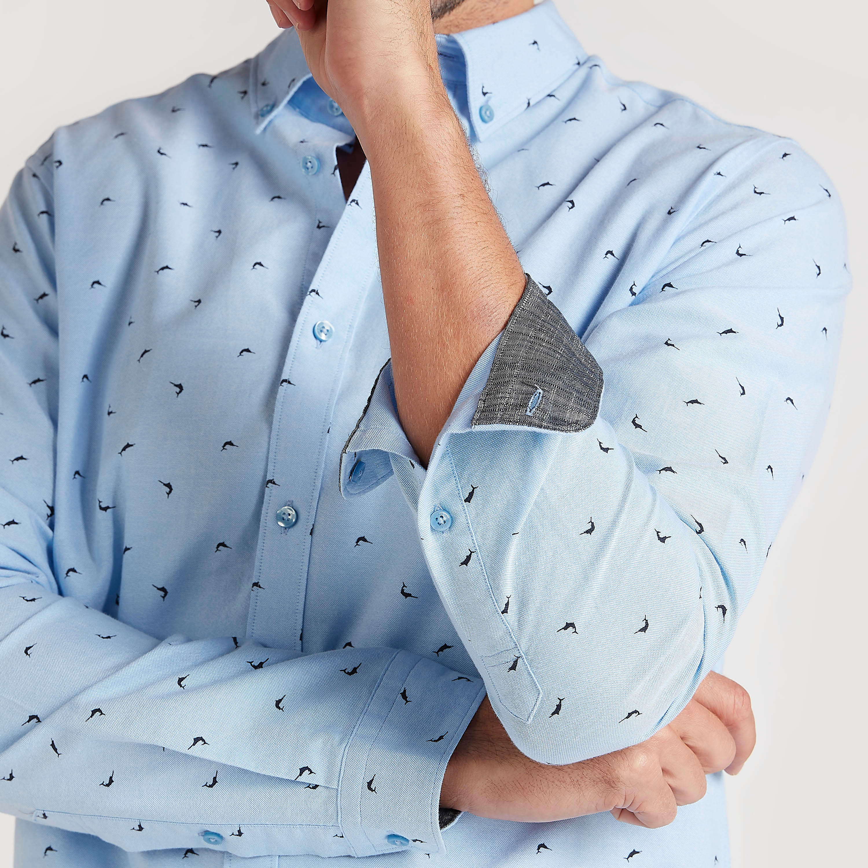قميص بأكمام طويلة وطبعات من بوسيني-men-clothing-shirts-image-2