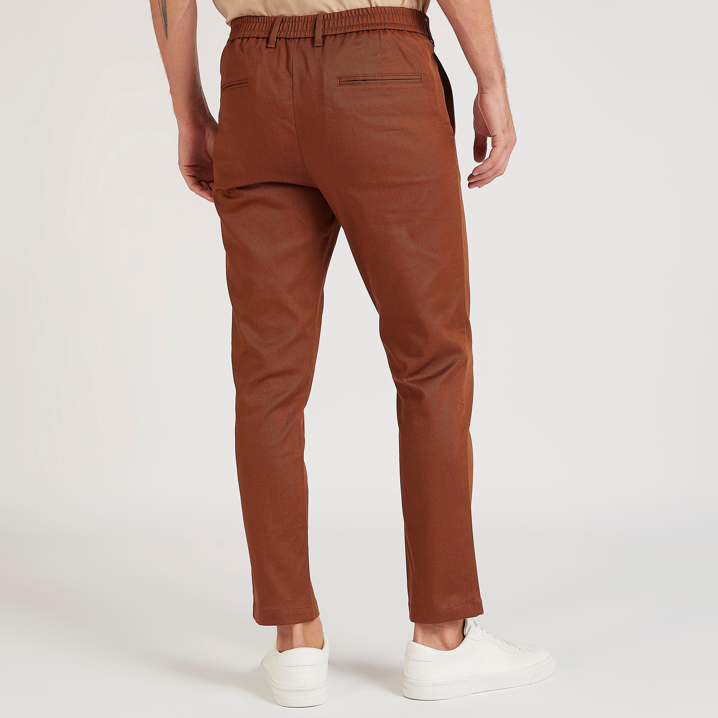 Solid Slim Fit Mid-Rise Chino Pants with Button Closure-men-clothing-bottoms-trousersandchinos-trousers-image-4