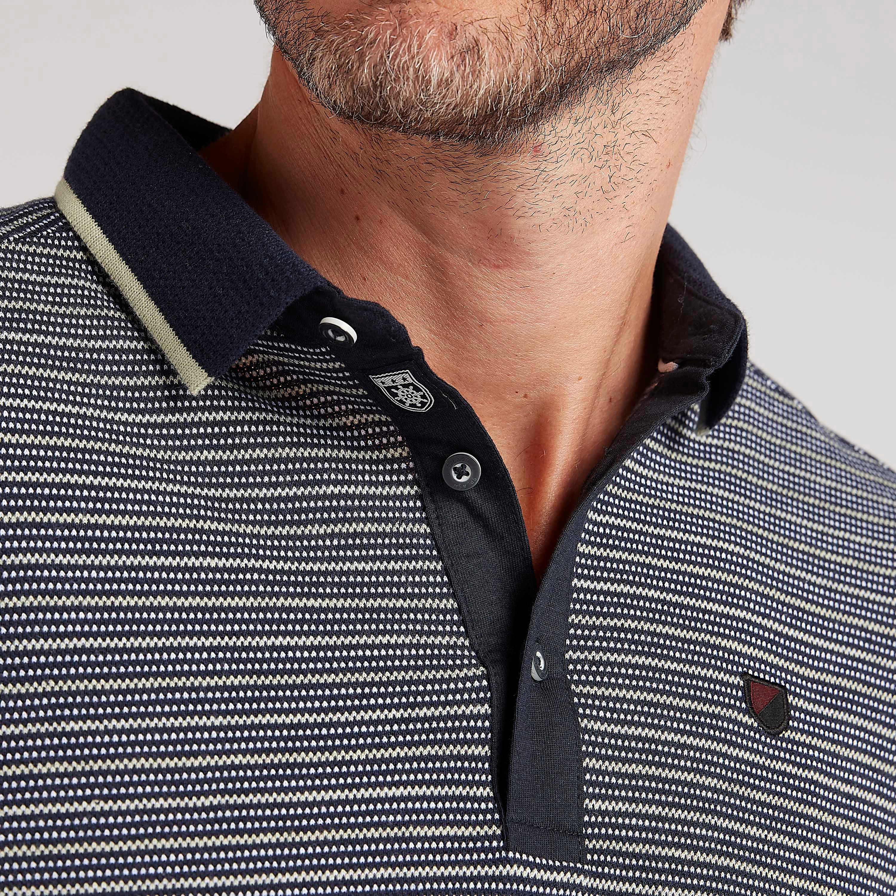 تيشيرت بولو مخطط بأكمام قصيرة وأزرار-men-clothing-tshirtsandpolos-polos-image-5